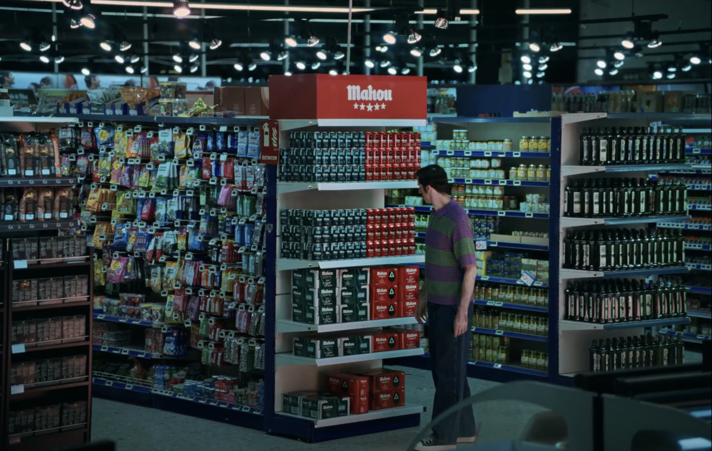 MAHOU "El Juego del Calamar - Supermercado"