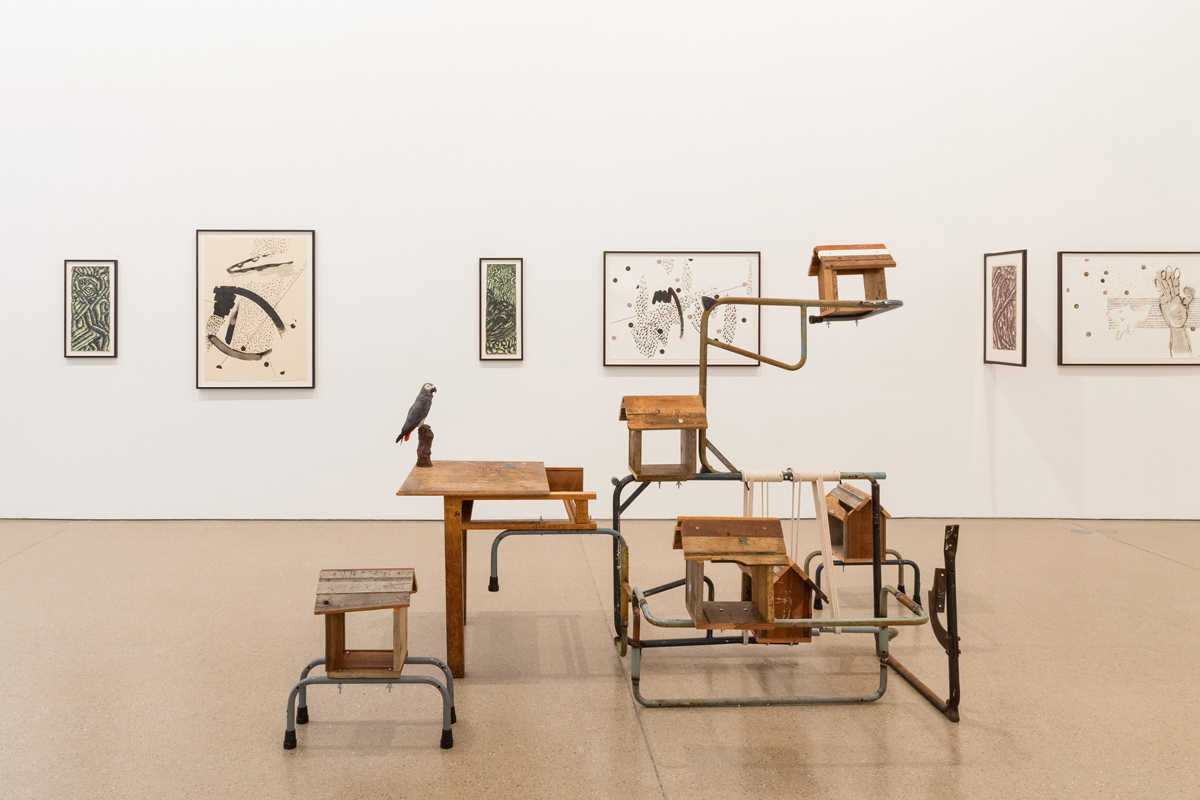 Kemang Wa Lehulere, Bird Song (2017) | Installation view at Deutsche Bank KunstHalle, Berlin, Germany and Pasquart Art Centrem Biel, Switerzland