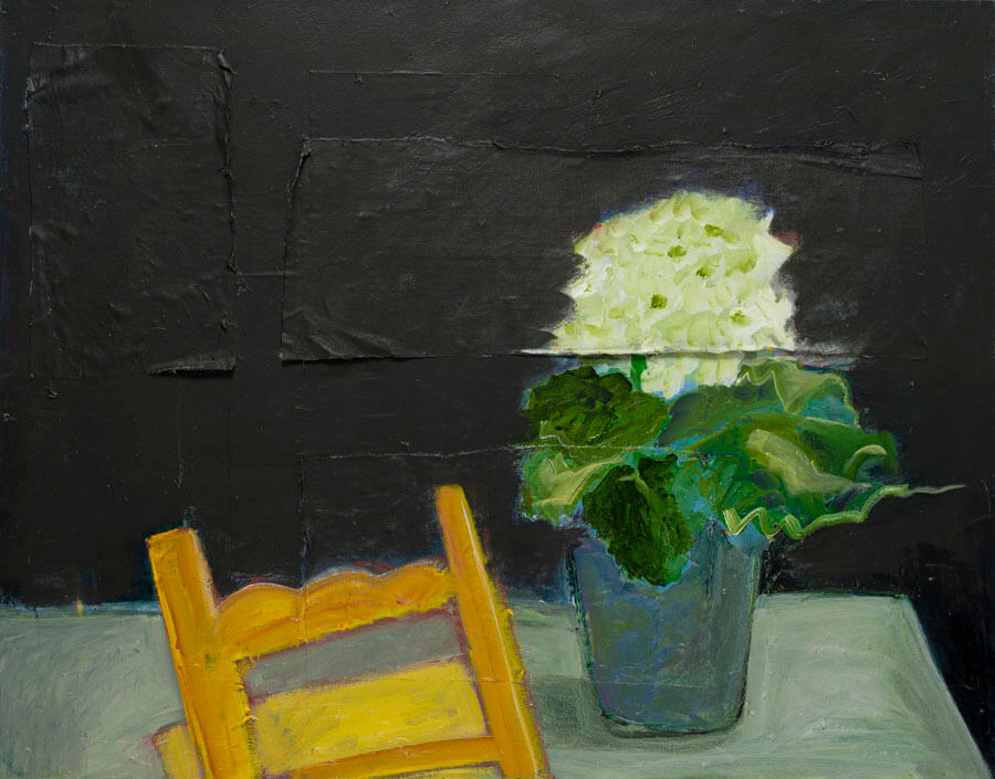 Yellow Chair — 90 x 115 cm Acrylic on Canvas (2018