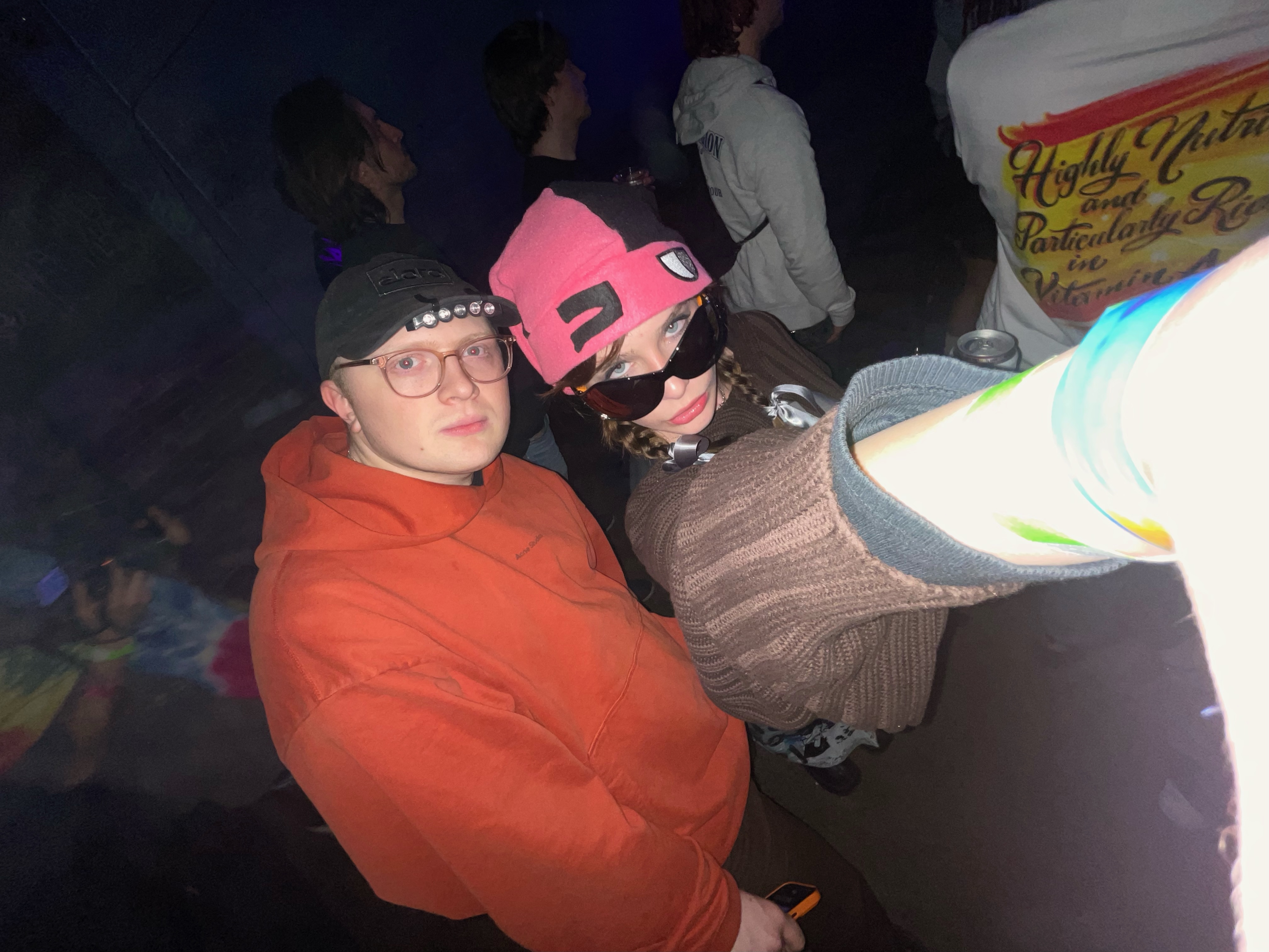 sophie cates and umru (not wearing hat)