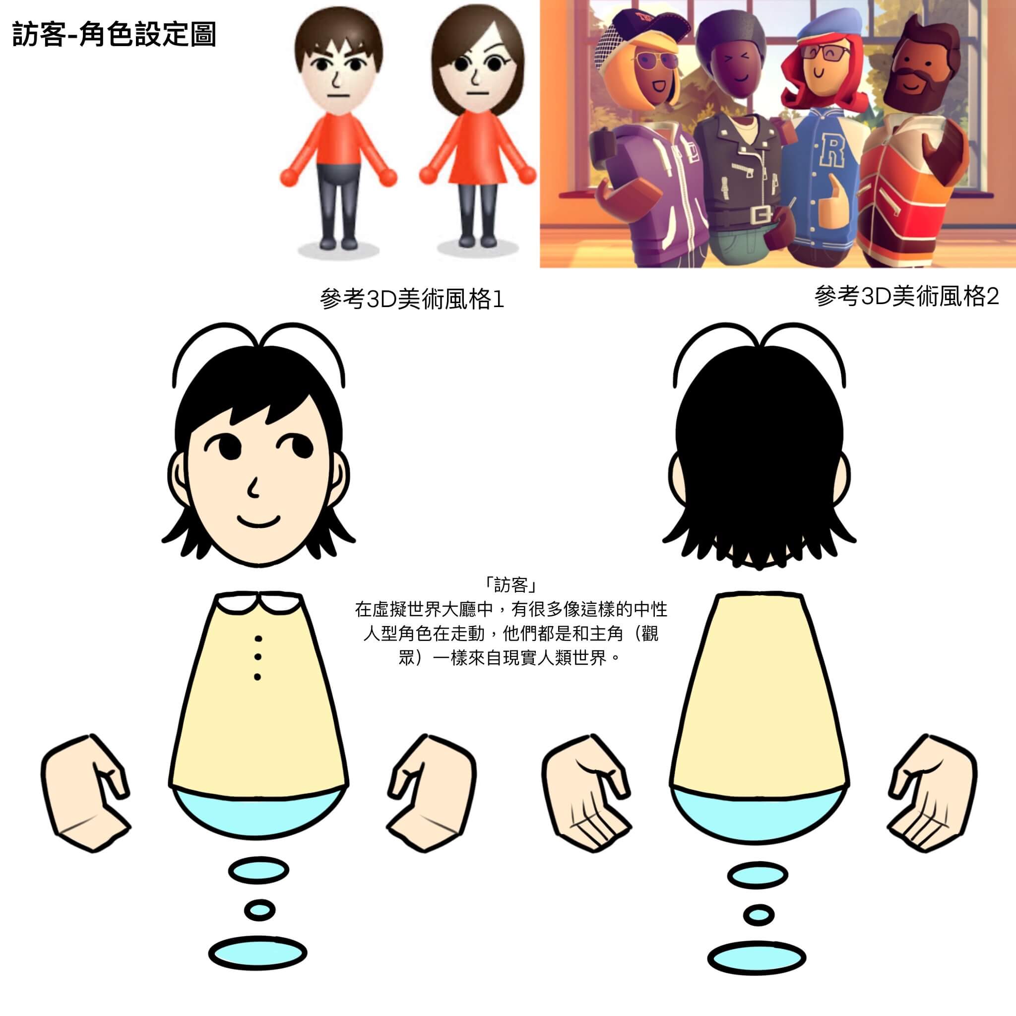 『訪客-角色設計圖』