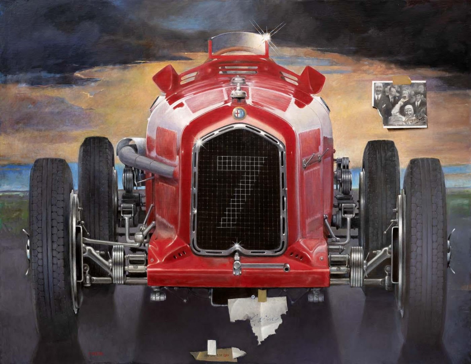 Theodor Pištěk, Adieu, Guy Moll, 1992-2017, olej na plátně, Foto: Artplus 