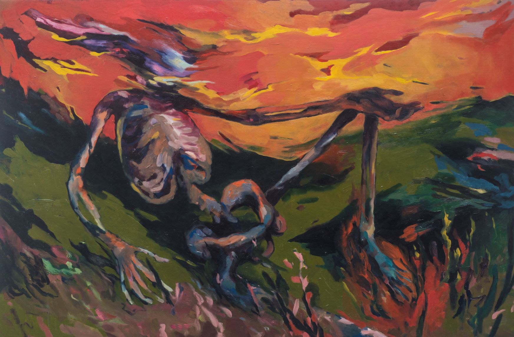 Exo-Essence, 20" x 30", 2018. 