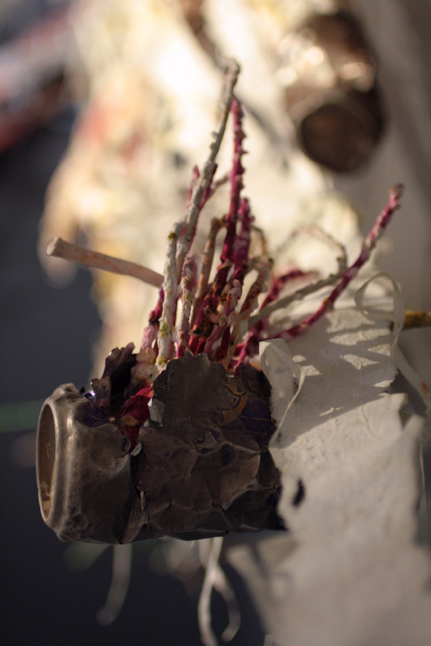 Runoff 2014 (details), as part of group exhibition at AEAF curated by André Lawrence 135th Meridian East.