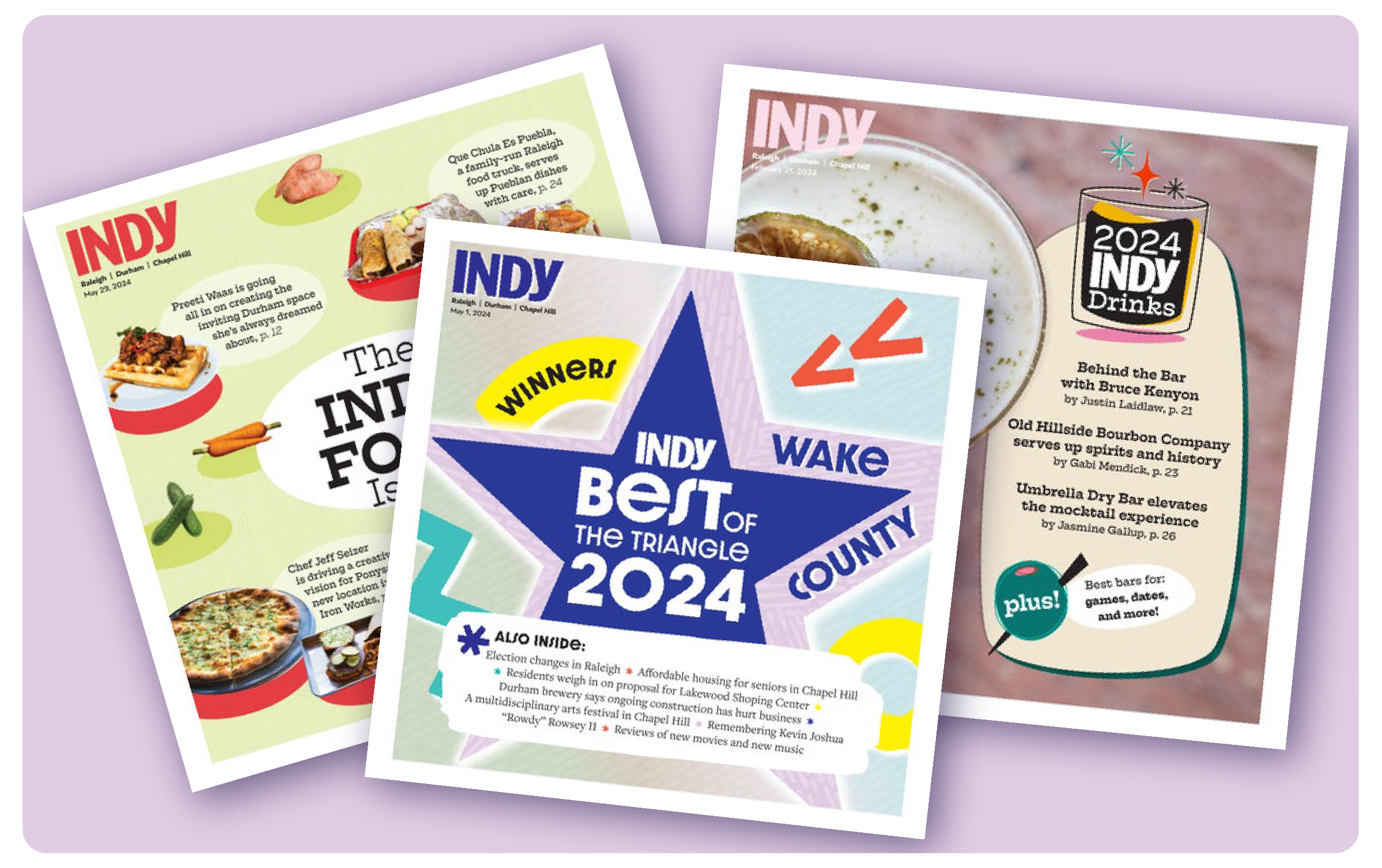 2024 | Graphics, Editorial Design, Layout Design INDY Week