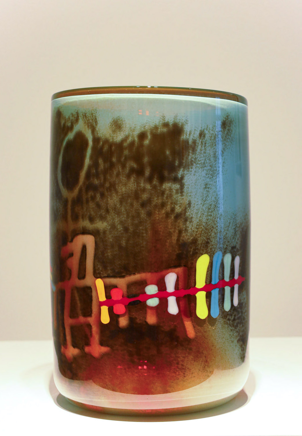 Eagle, 2024, Blown glass, 15 x 10 1/2 x 10 in.