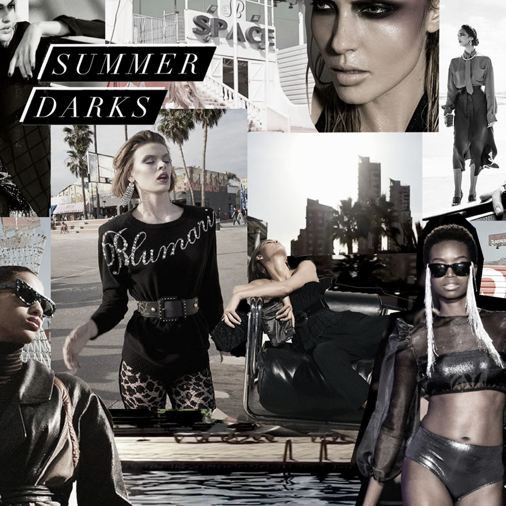 Art direction for SS21, "Summer Darks" Personal work