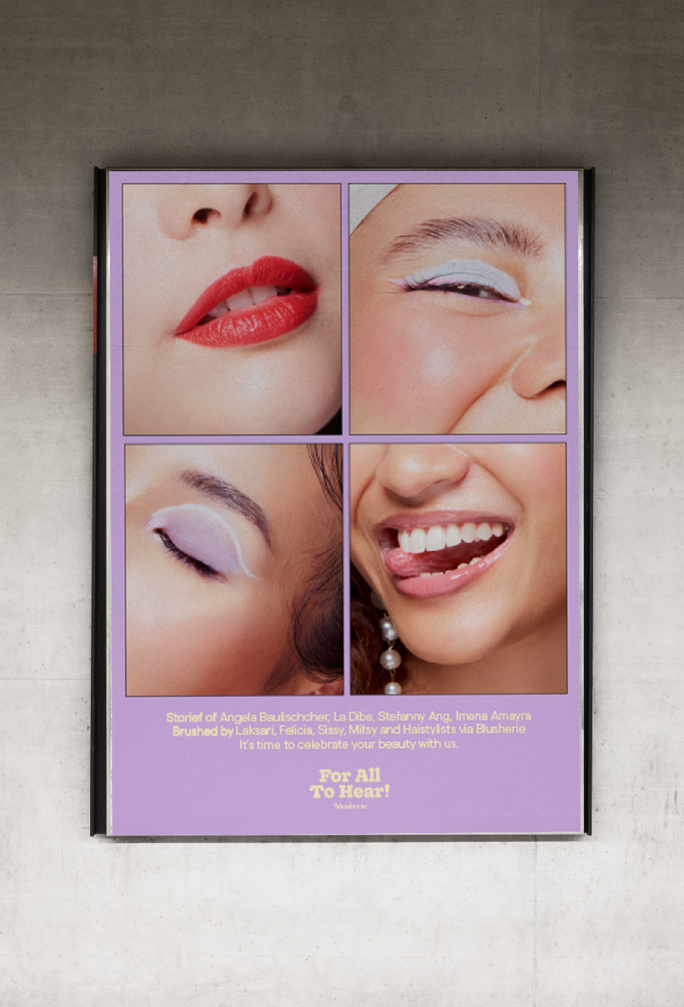 Blusherie Launch Campaign, Art Direction & Campaign