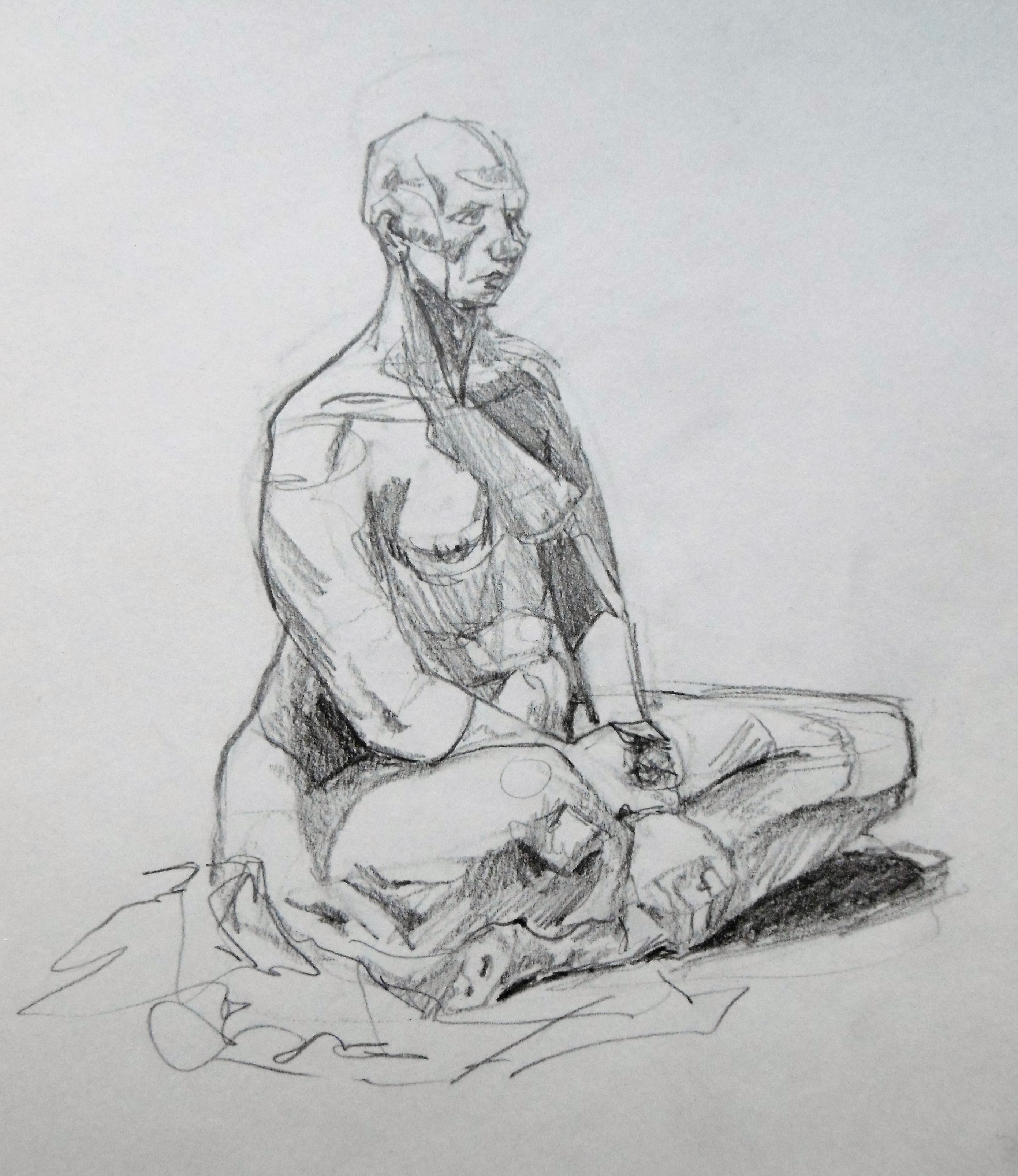 Emma II, pencil on paper, 29 x 21cm, £50