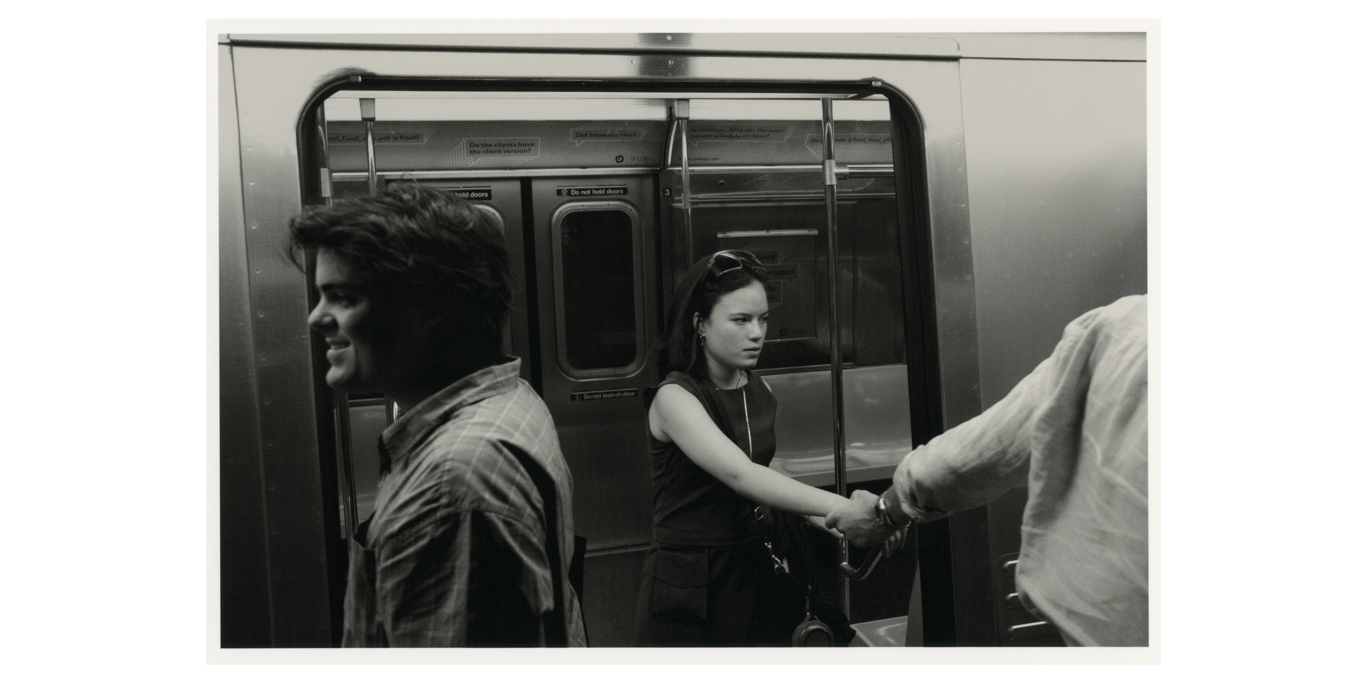 Leaving the train on the fly