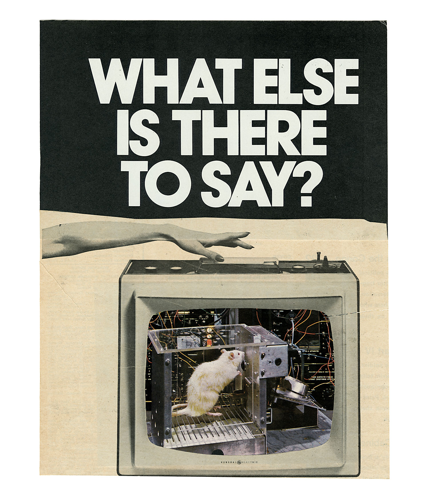 What Else is There to Say?, 2017, Collage, 25 x 36.4 cm