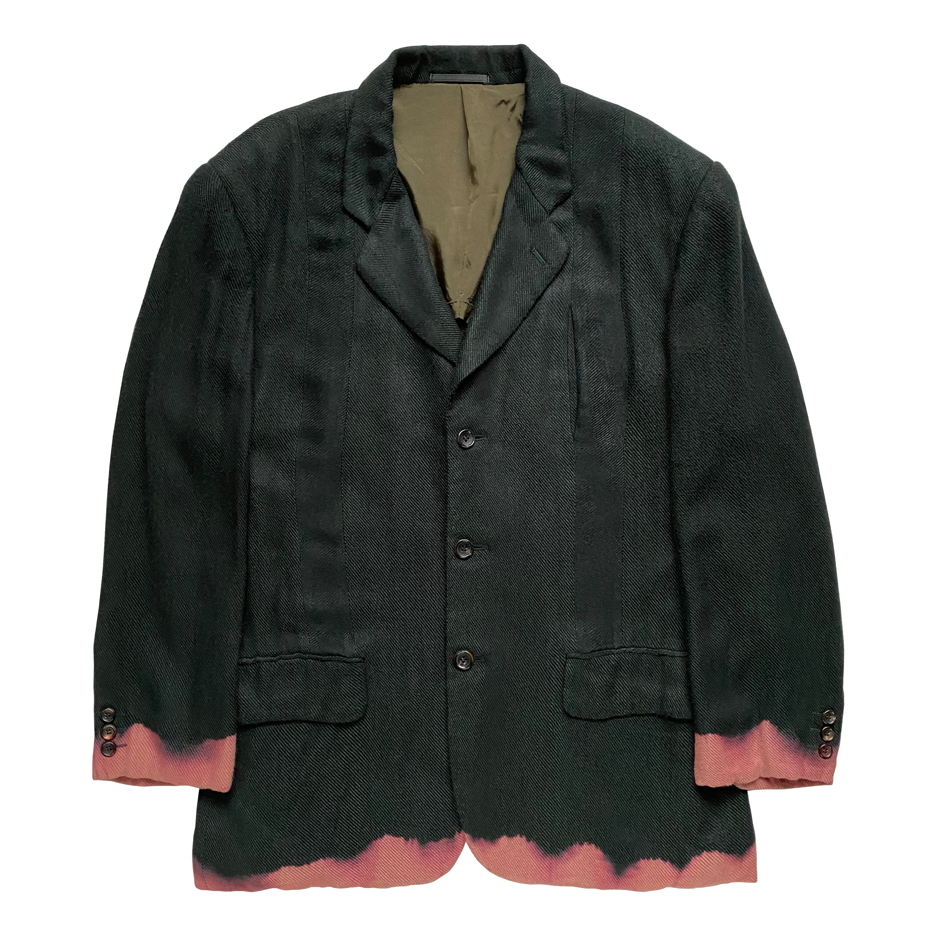 Comme des Garçons, A/W 1993 Homme Plus Bleached Rayon Blazer - La 