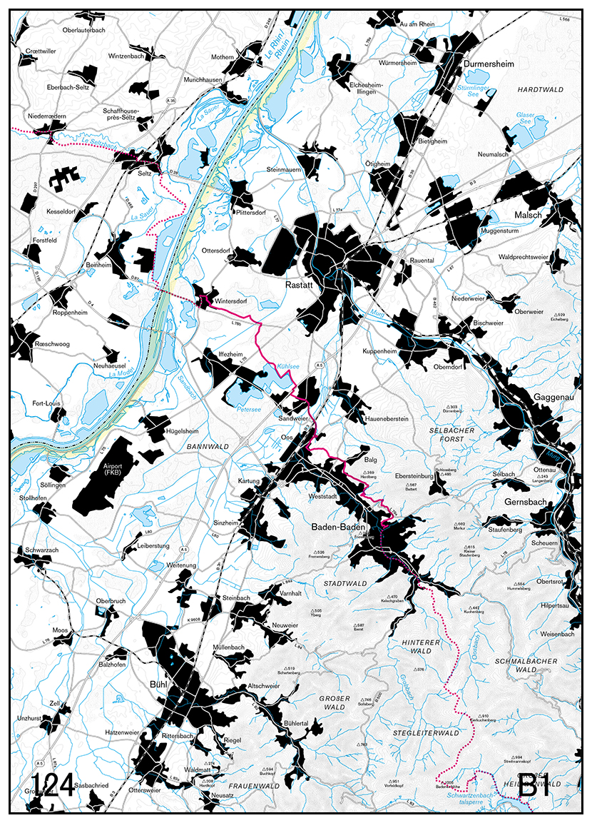 155 maps of The 12 Year Walkfrom: Von Ort zu Ort – The 12 Year Walk (work in progress)Thorsten Baensch & Norbert Schöbel, 2021 (expected)maps for: Von Ort zu OrtThorsten Baensch &Norbert Schöbel