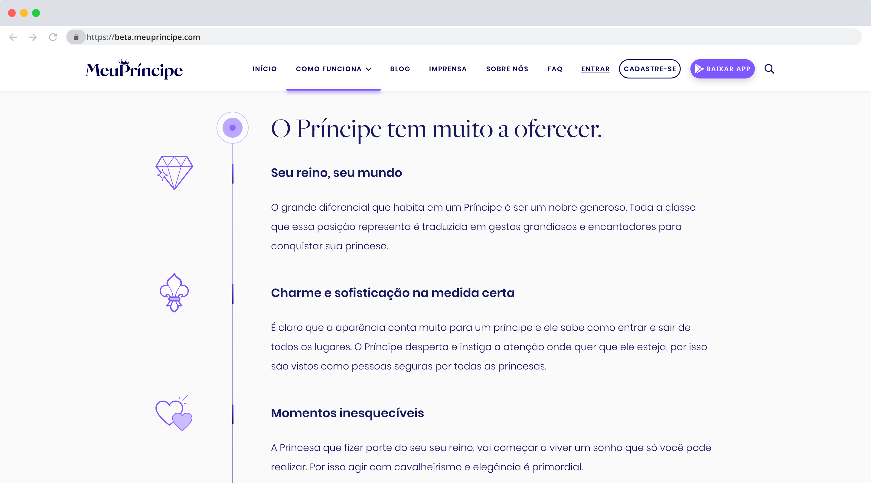 Dating App How it Works Page +