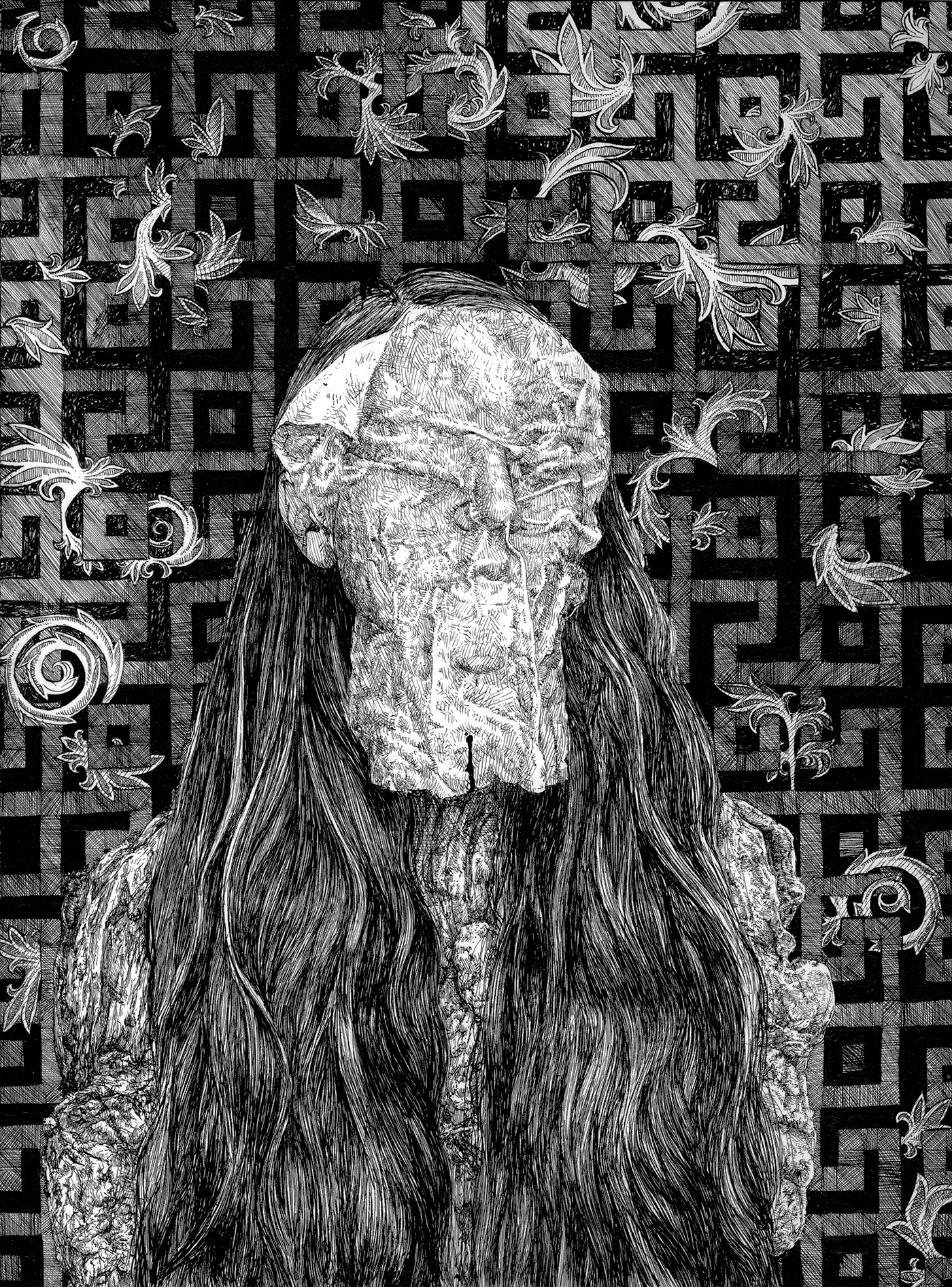 I Choose Lost. Ink on paper, 2016