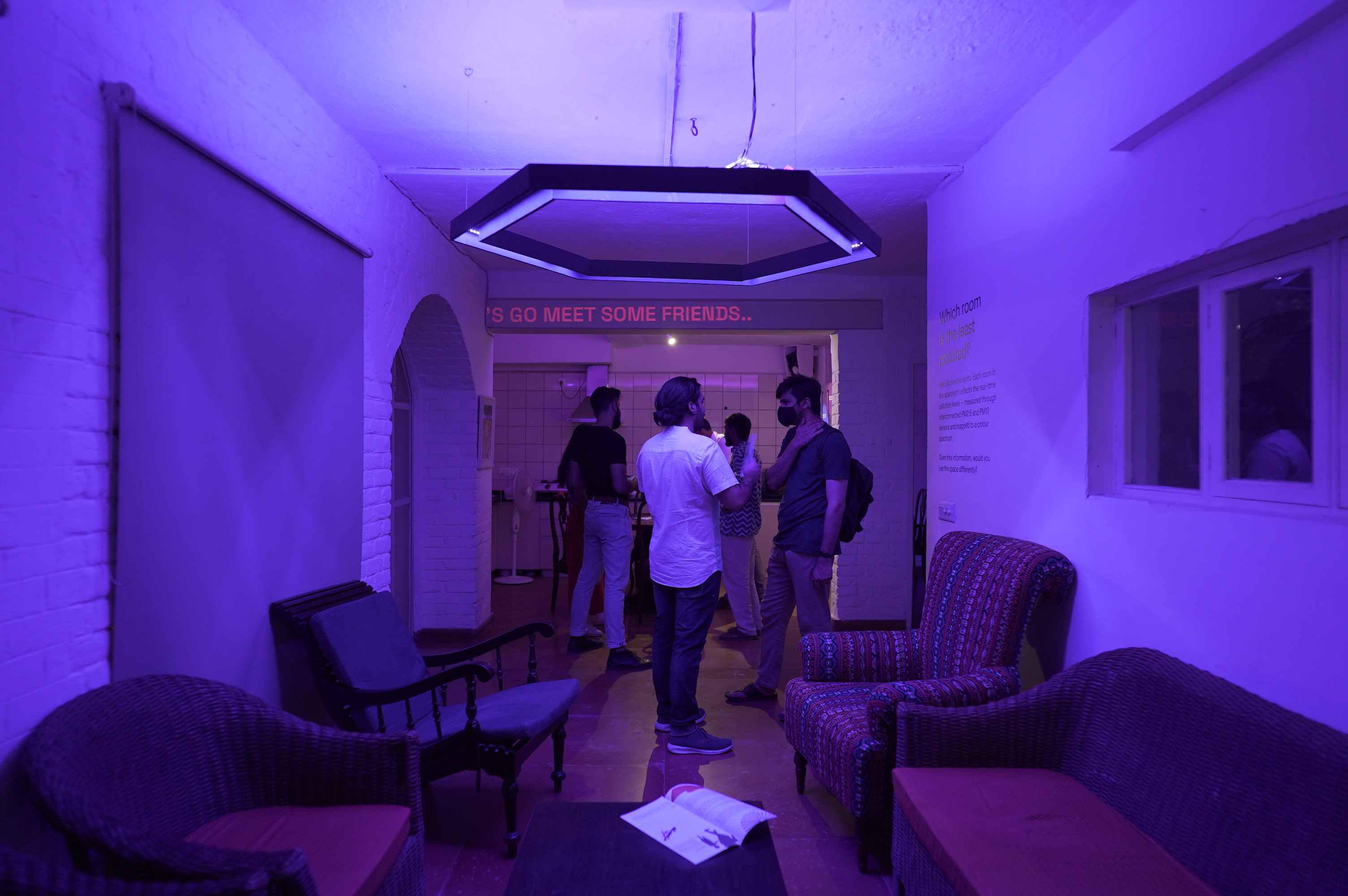 Some visitors found the sounds to be focus-inducing while others found it to distracting.