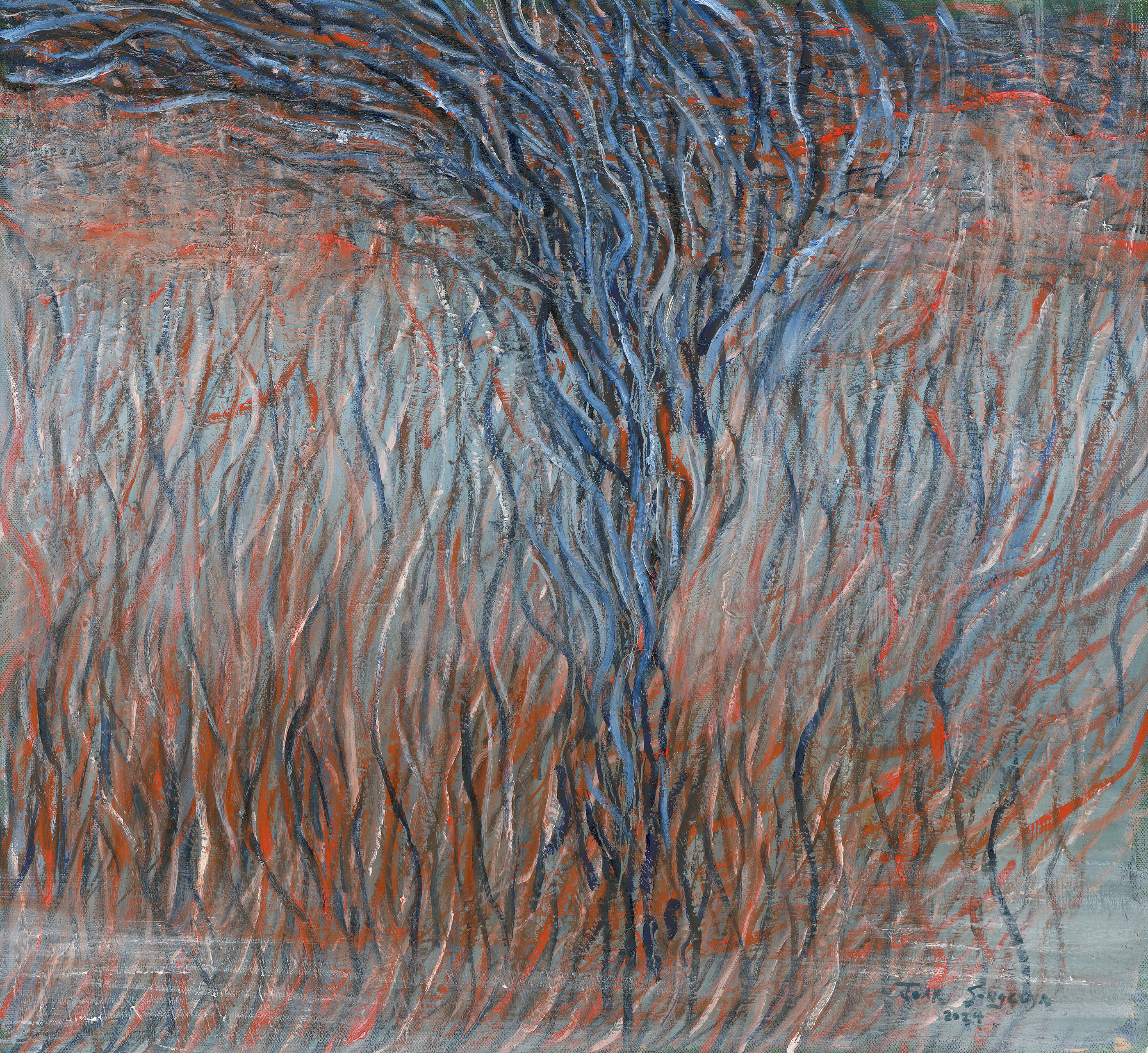 Pilgrimage No. 15, 51 x 46 cm, oil on canvas, 2024