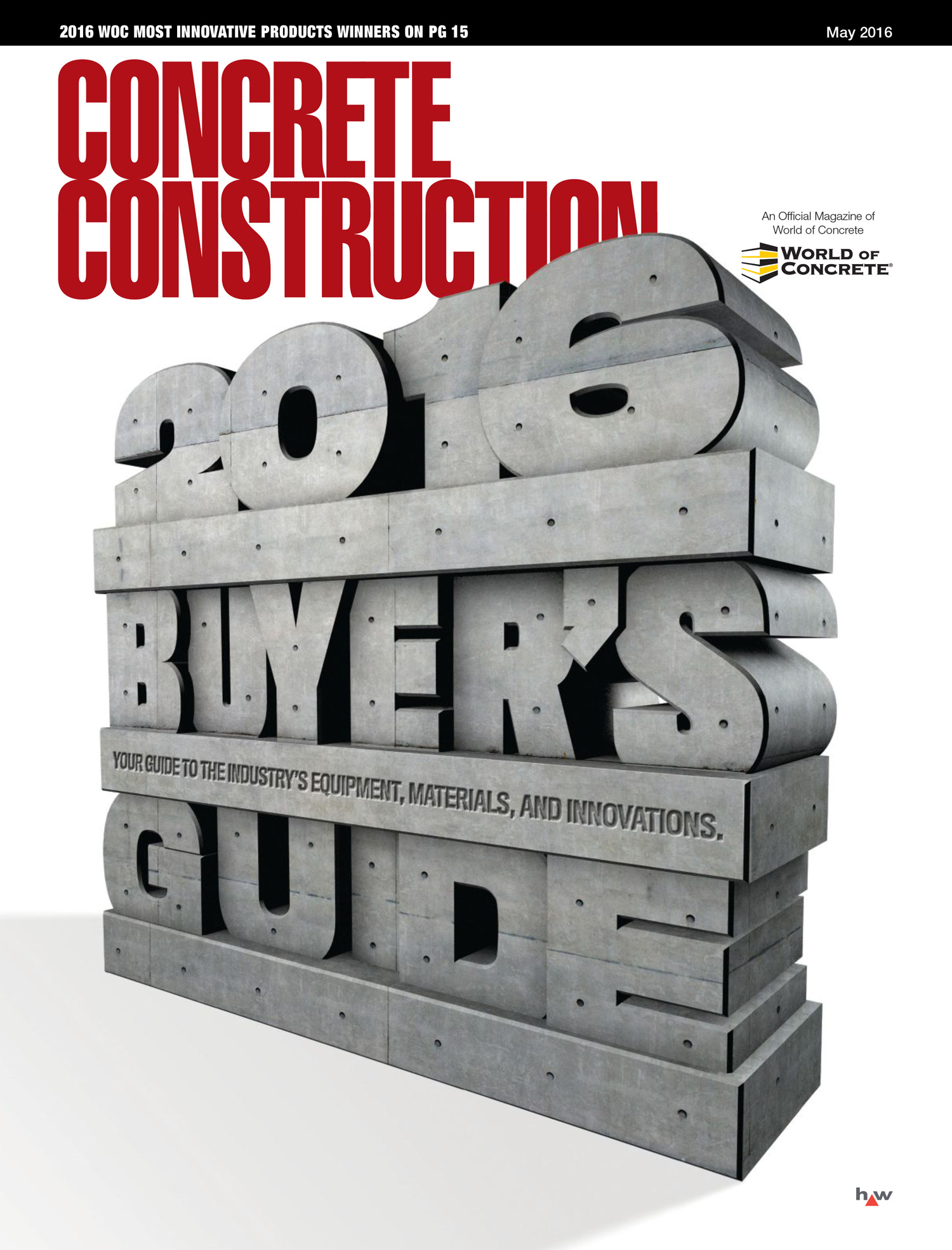 Concrete Construction – 2016 Buyer's Guide – May 2016