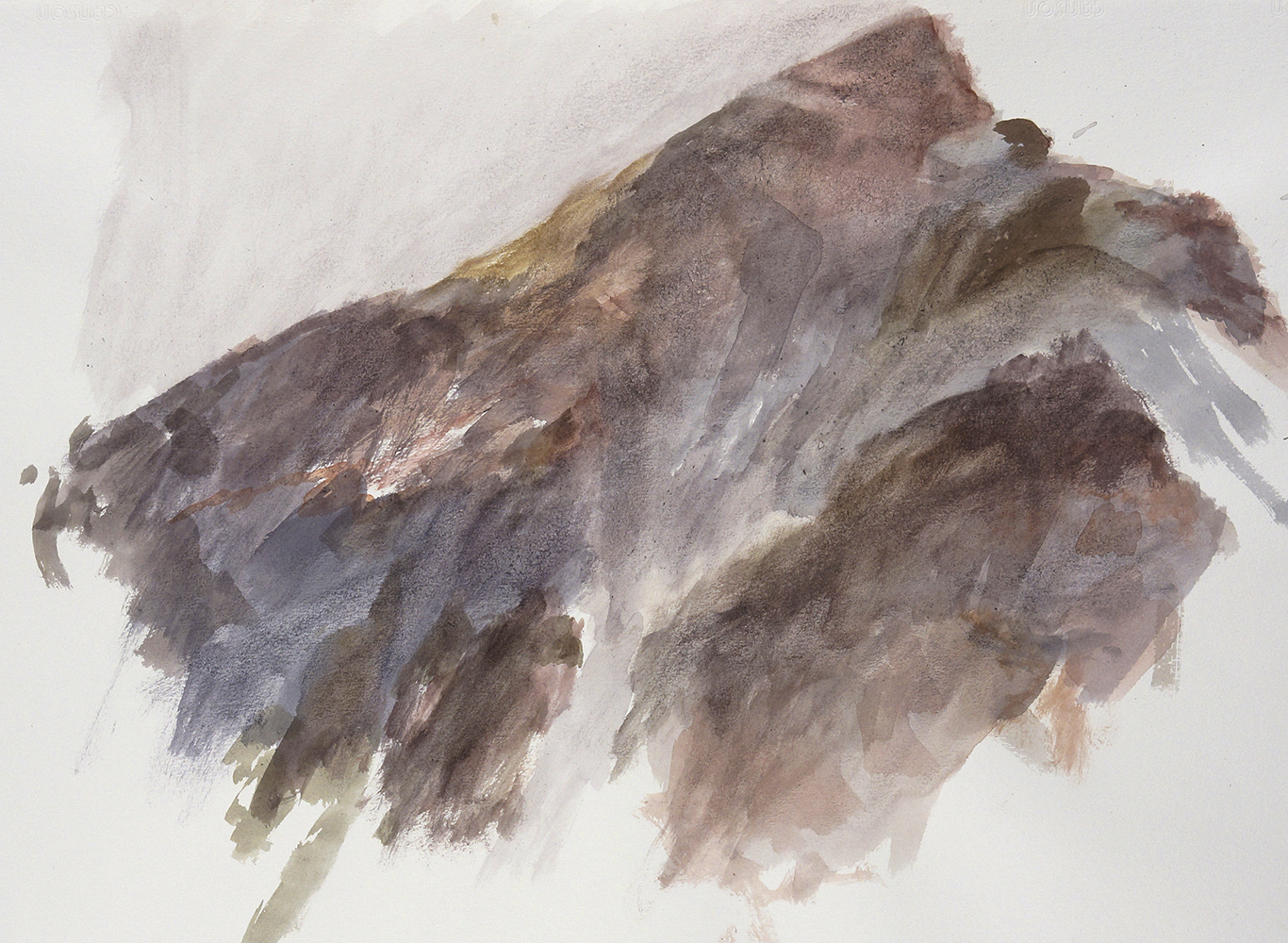 Pic de Beaudouis, mouvementwatercolour on paperenv. 40 x 55 cm, 2013