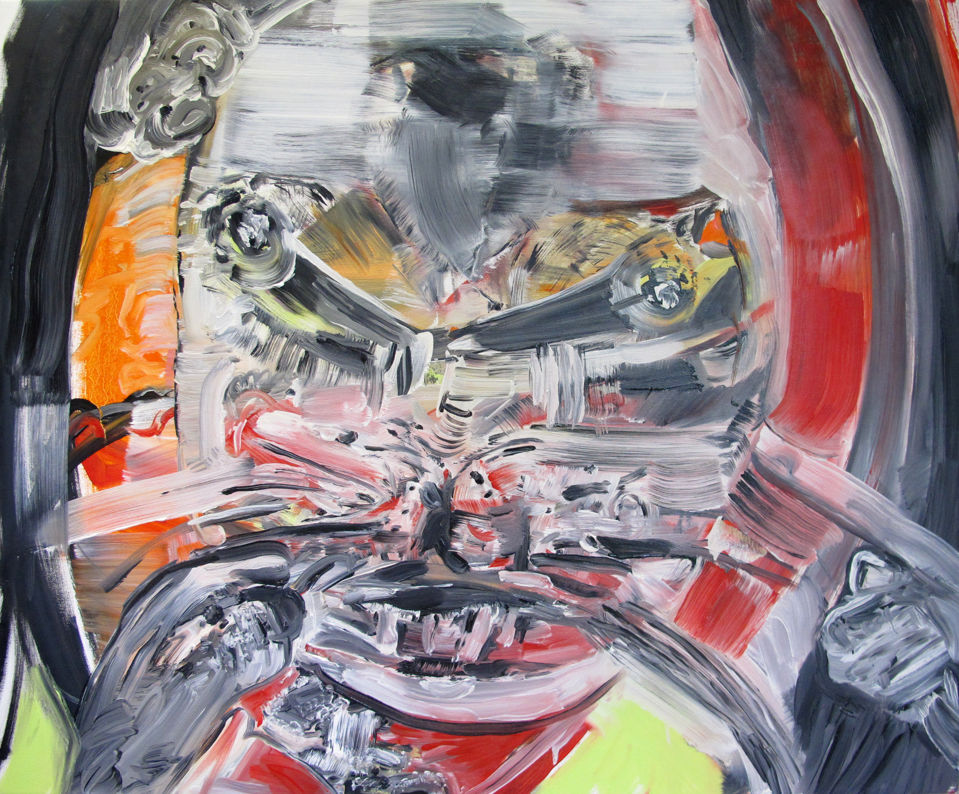 "Untitled", 2015. Oil on canvas, 80 x 60 cm