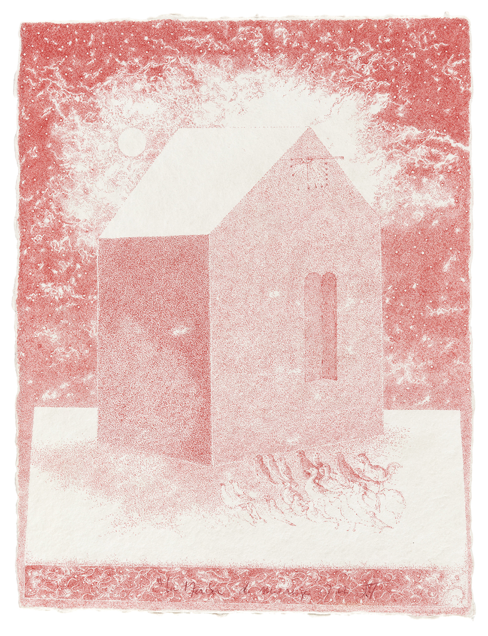 Jean-Luc Jehan La maison des mésanges (16), 2022 32 x 24,5 cm ©Tony Querrec Courtesy de l'artiste et de Ingert