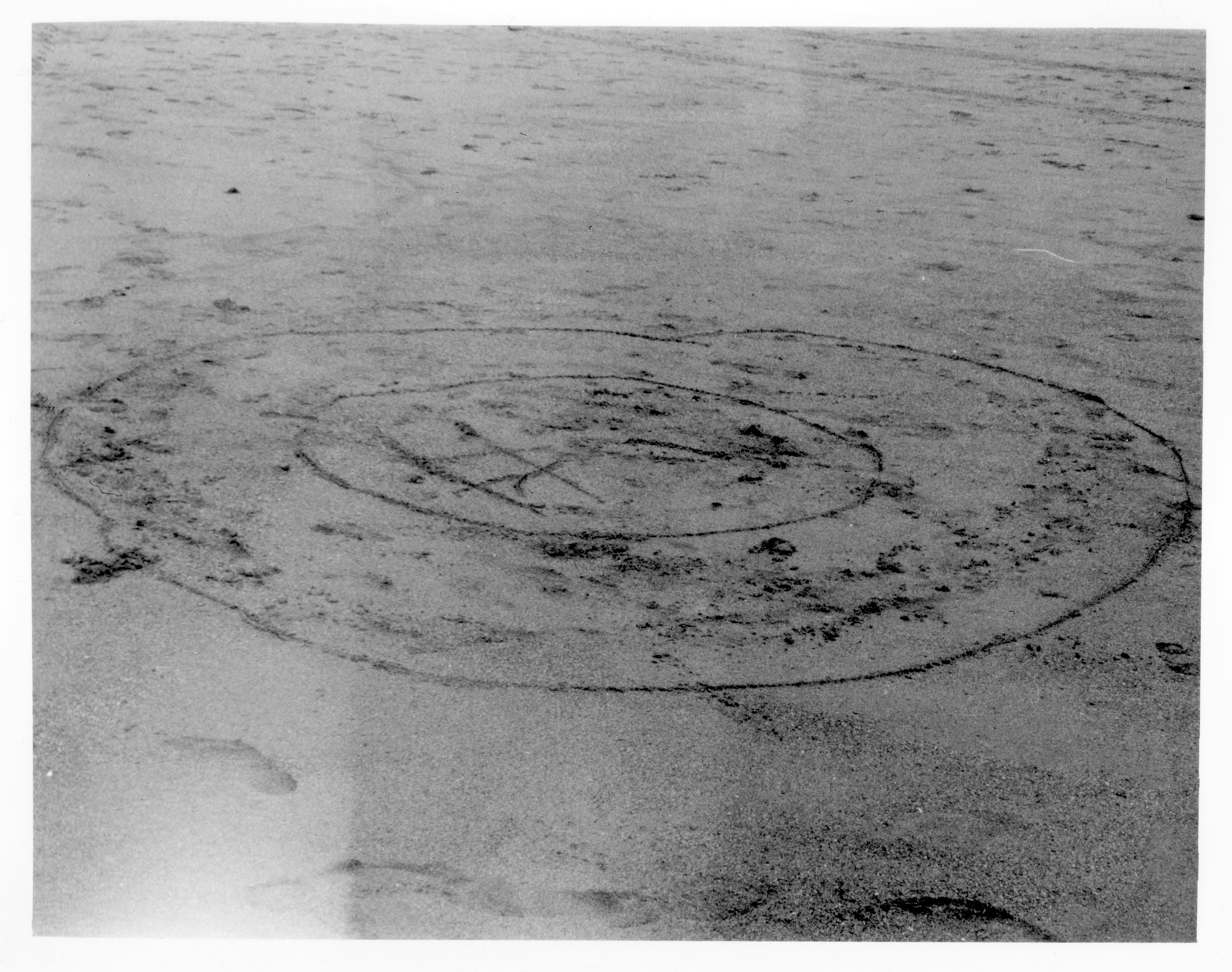 Sand room dance (approx 6 x 5”) Silver-Gelatin print. 2017
