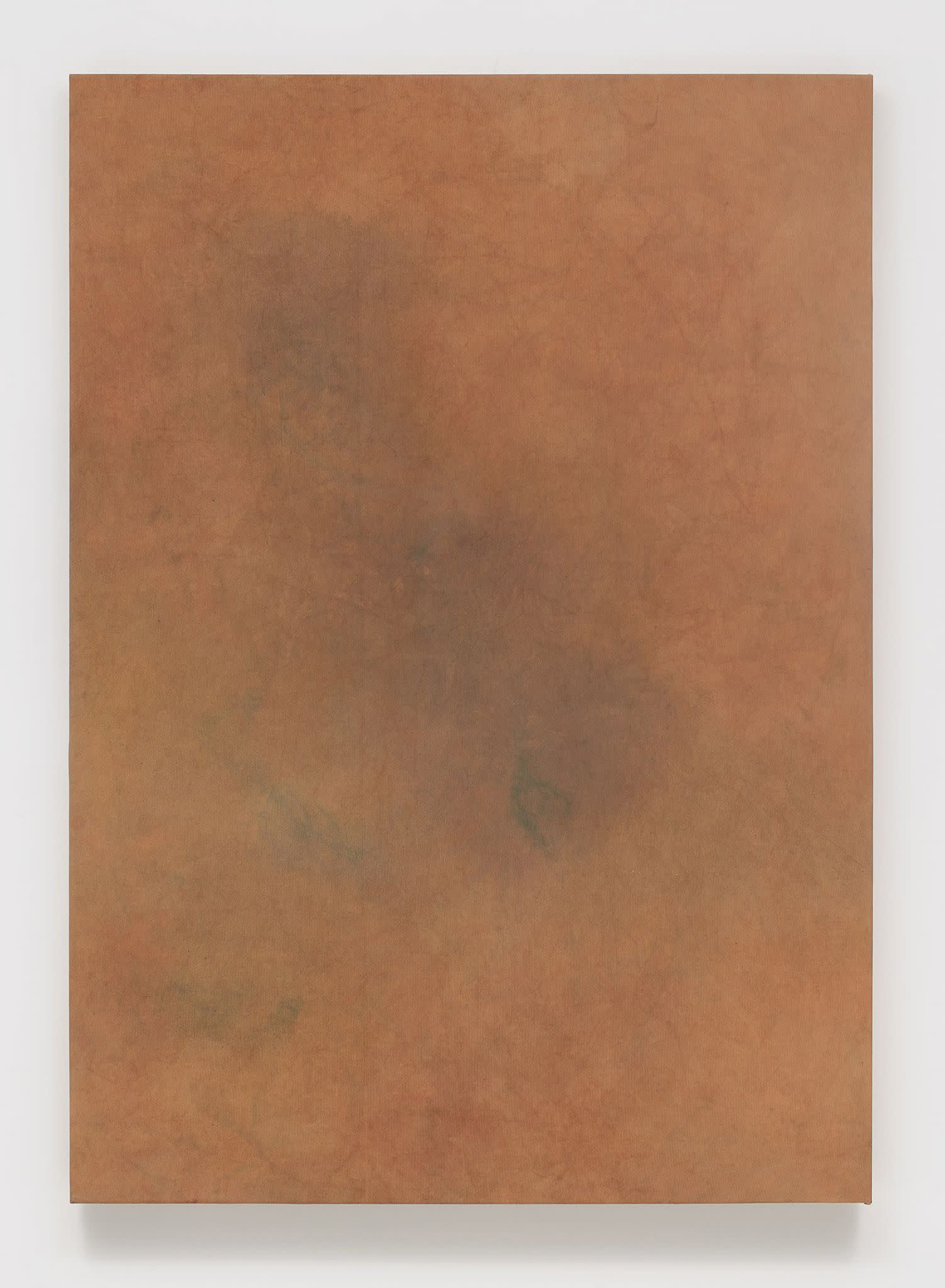 Byron Kim, Mineral Multitudes, 2016, glue and pigment on dyed canvas, 48 x 34 inches, (121.9 x 86.4 cm)