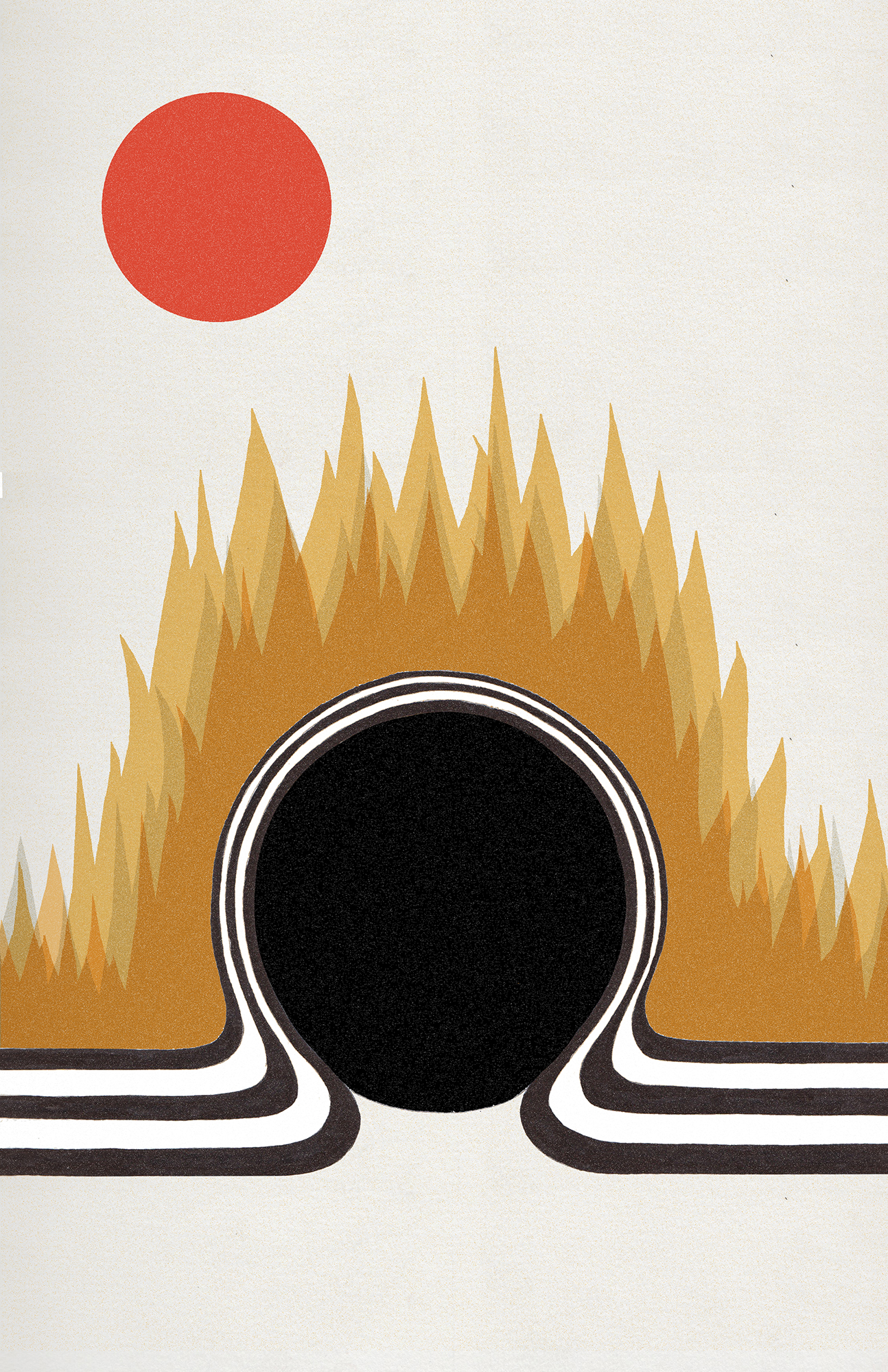 Fire in Paradise poster 〰️ 11x17'' (supports Bear River Land Trust)