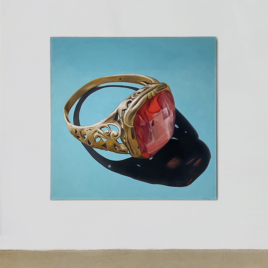 oil on canvas, 140 x 140 cm