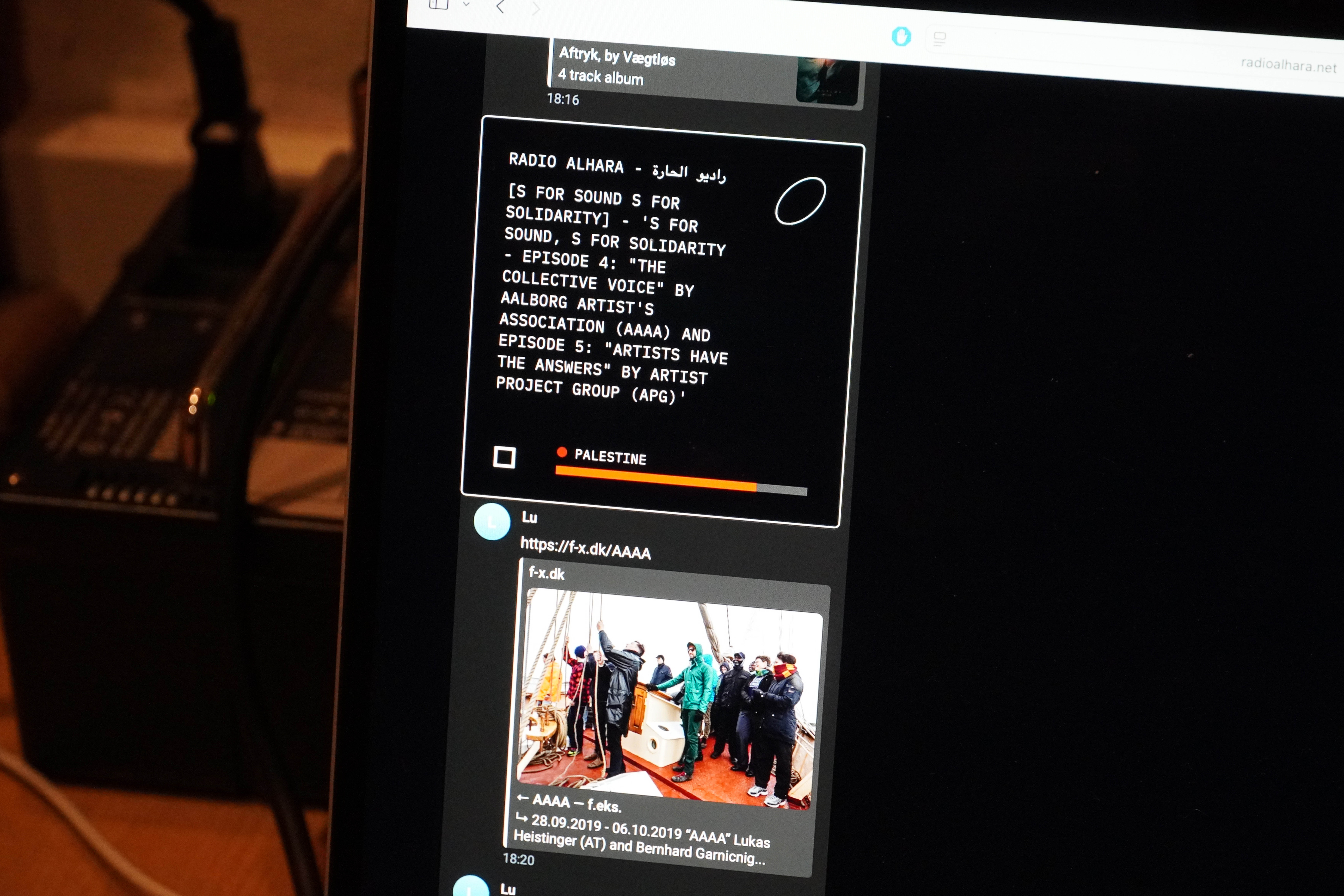 "S for Sound, S for Solidarity: Listening Lounge" featuring Artist Project Group (APG) & Aalborg Artist&rsquo;s Association (AAAA), H&aring;ndv&aelig;rkerhuset, Aalborg, 2025