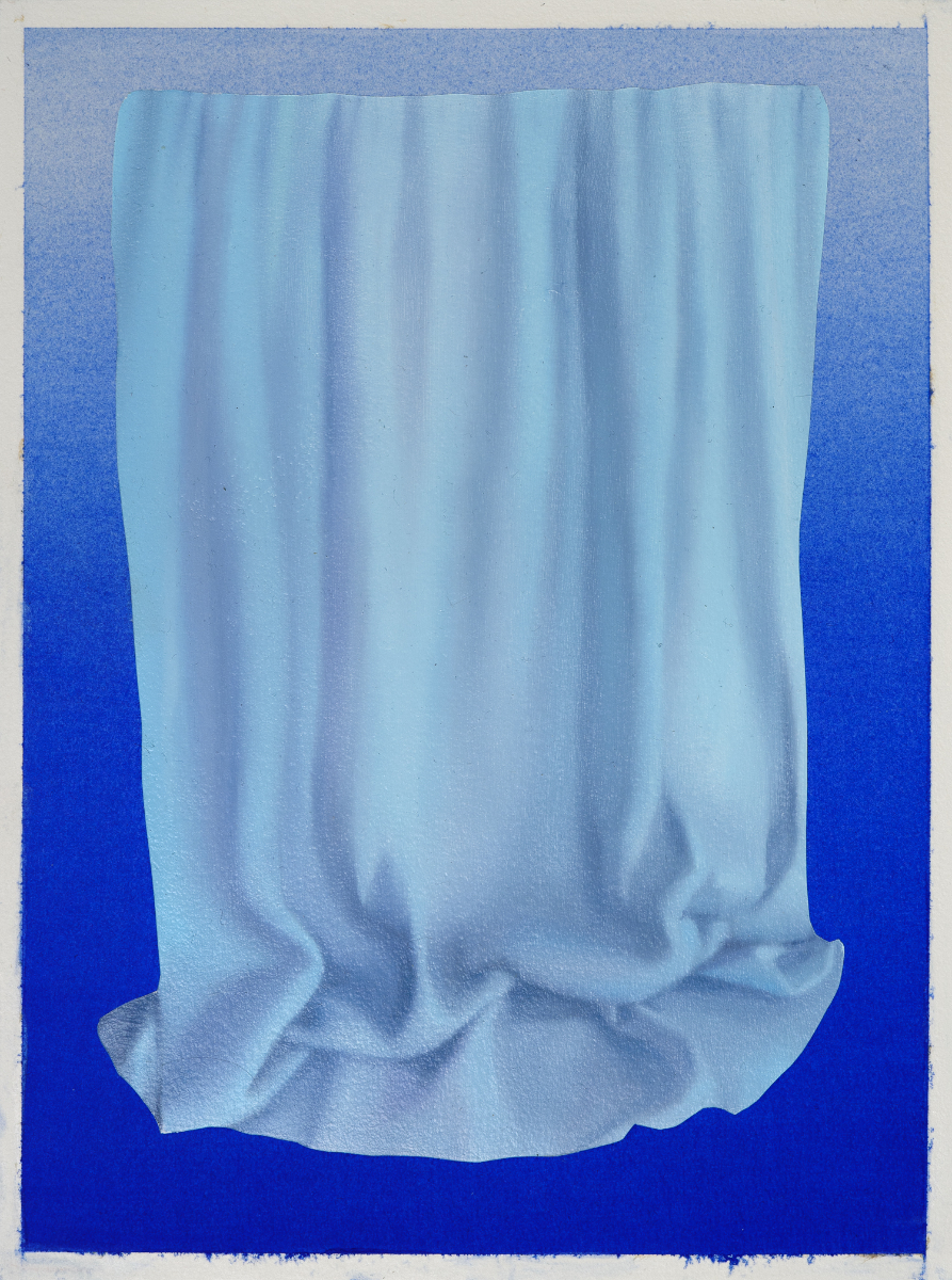 untitled, oil and watercolor on paper, 30 x 21 cm, 2021