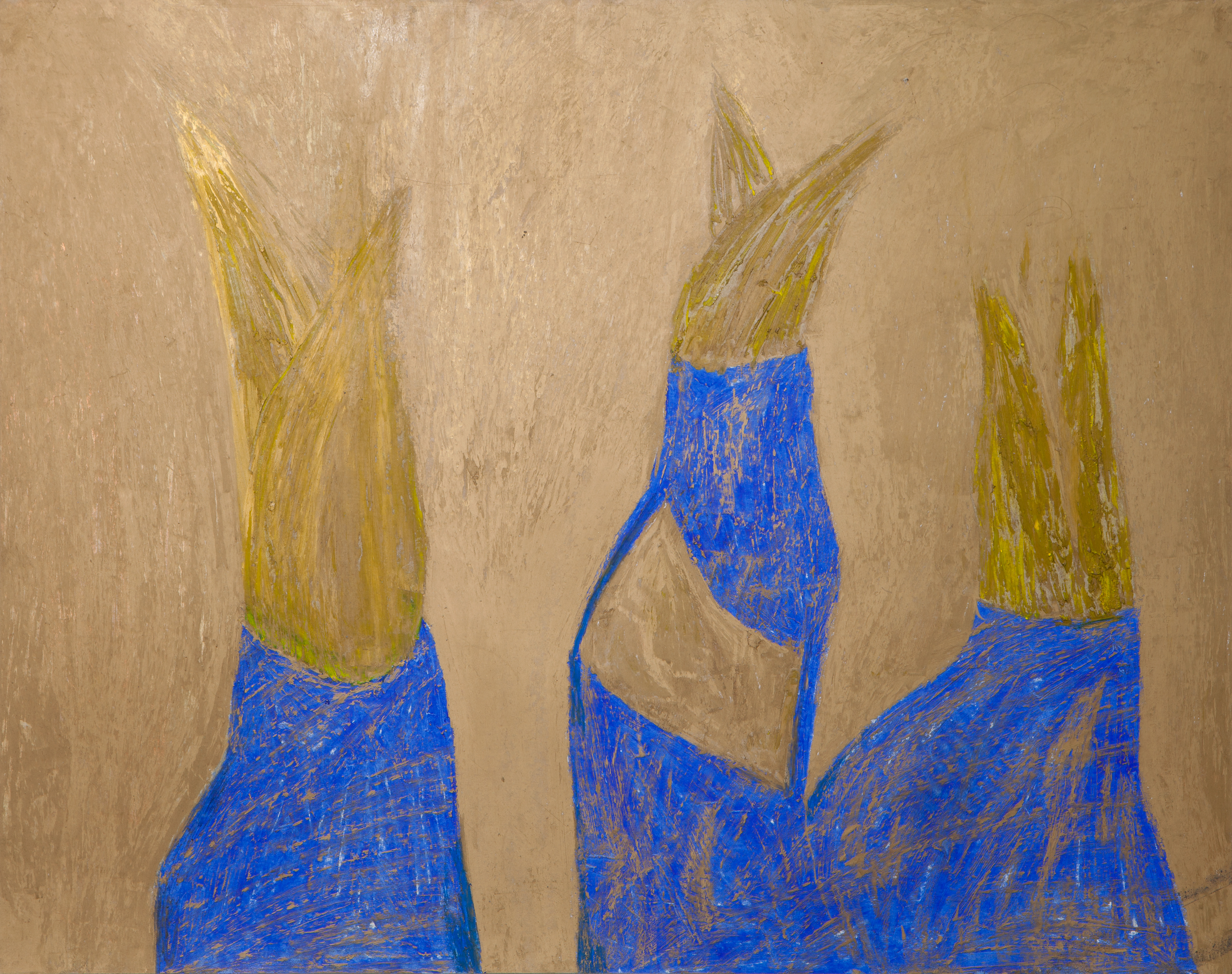 On Fire, 2015, Pastel on Paper, 61x48 cm