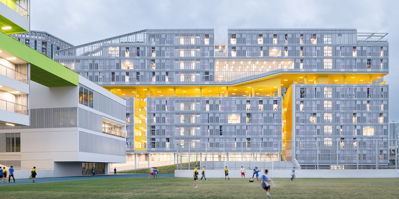 the loop: stilt floor of the dorms