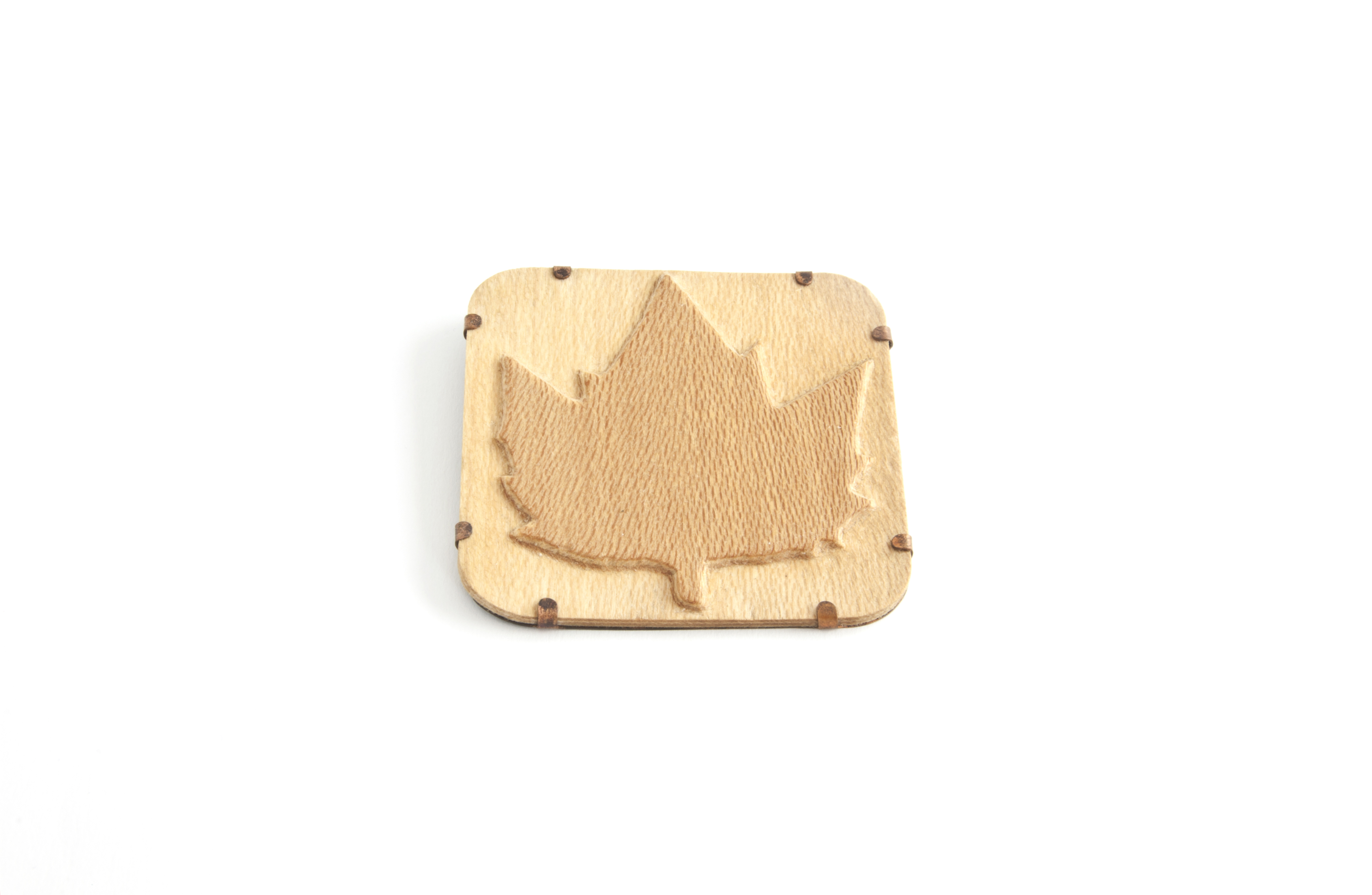 Cameo | 2018 | brooch | plane vineer, copper, silver, steel