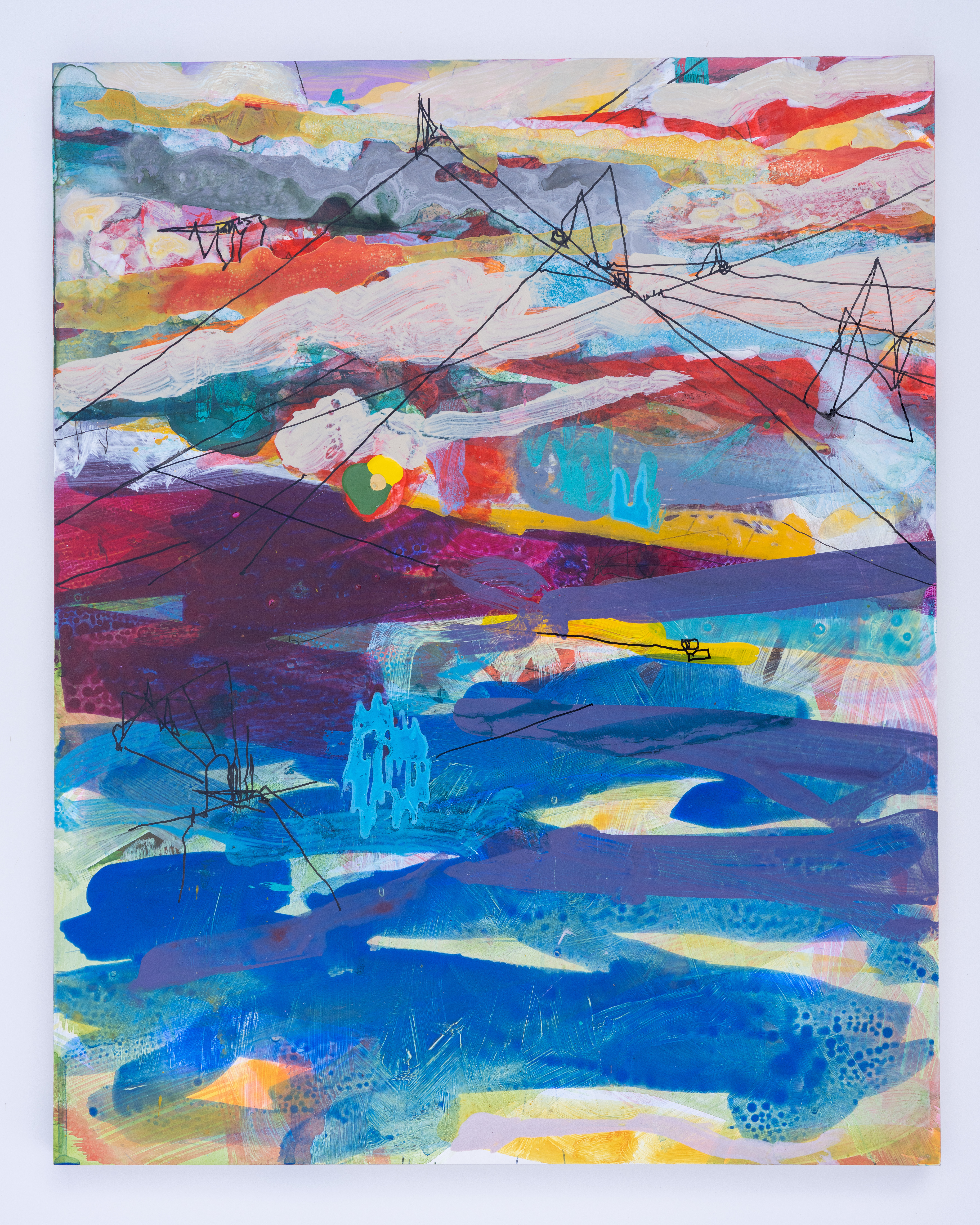 2022-23, acrylic and ink on panel, 20 x 16 inches