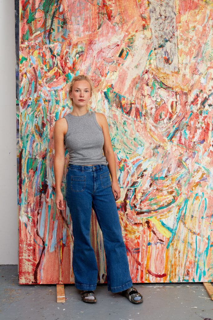 Artnet / Pace Tapped Painter Pam Evelyn as Its Youngest Talent. She Tells Us What's Behind Her New Show of Tumultuously Beautiful Paintings