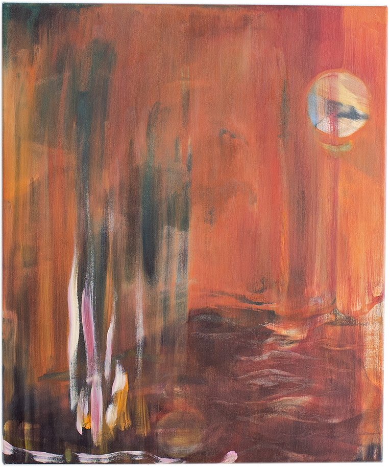 Slowmotion Landscape, 2019, oil on canvas, 60x50cm
