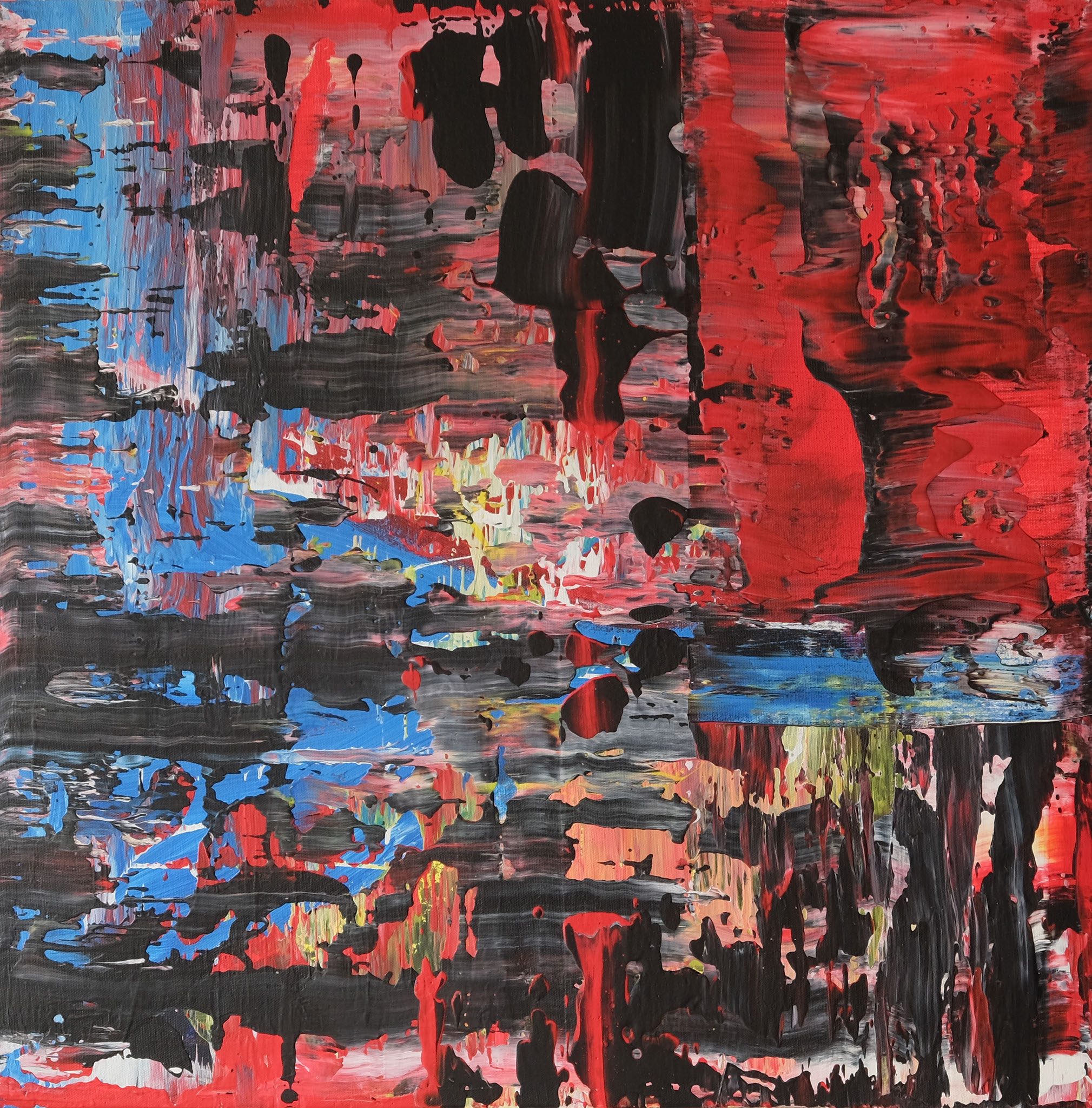 o.T. Acryl auf Leinenwand, 60 x 60 cm