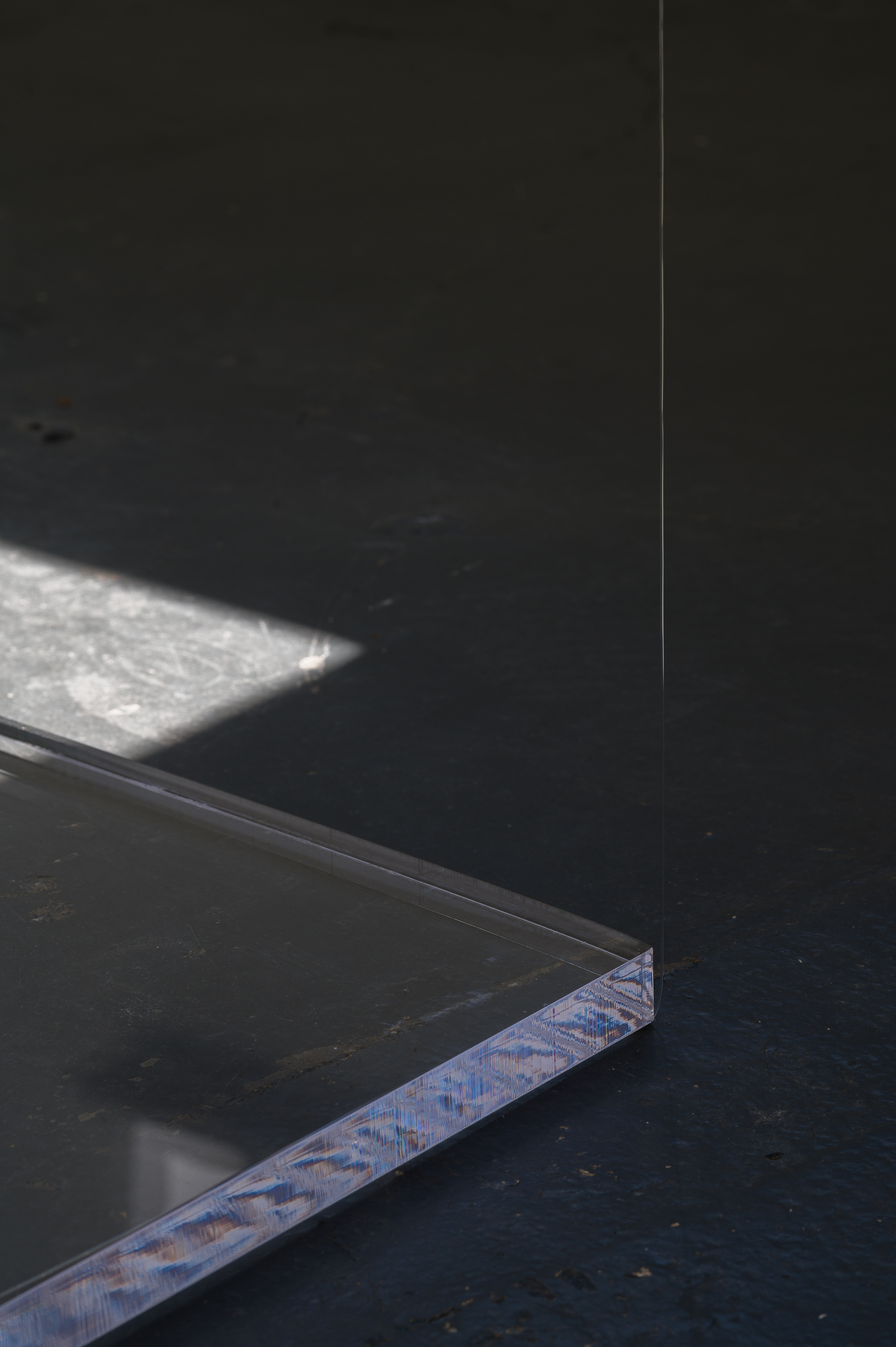 Column Schedule (Parts I-IV), 2025, Part III (detail), acrylic, aluminium, nylon, 3540 × 1650 × 725 mm, 4:01PM, 11 November 2025