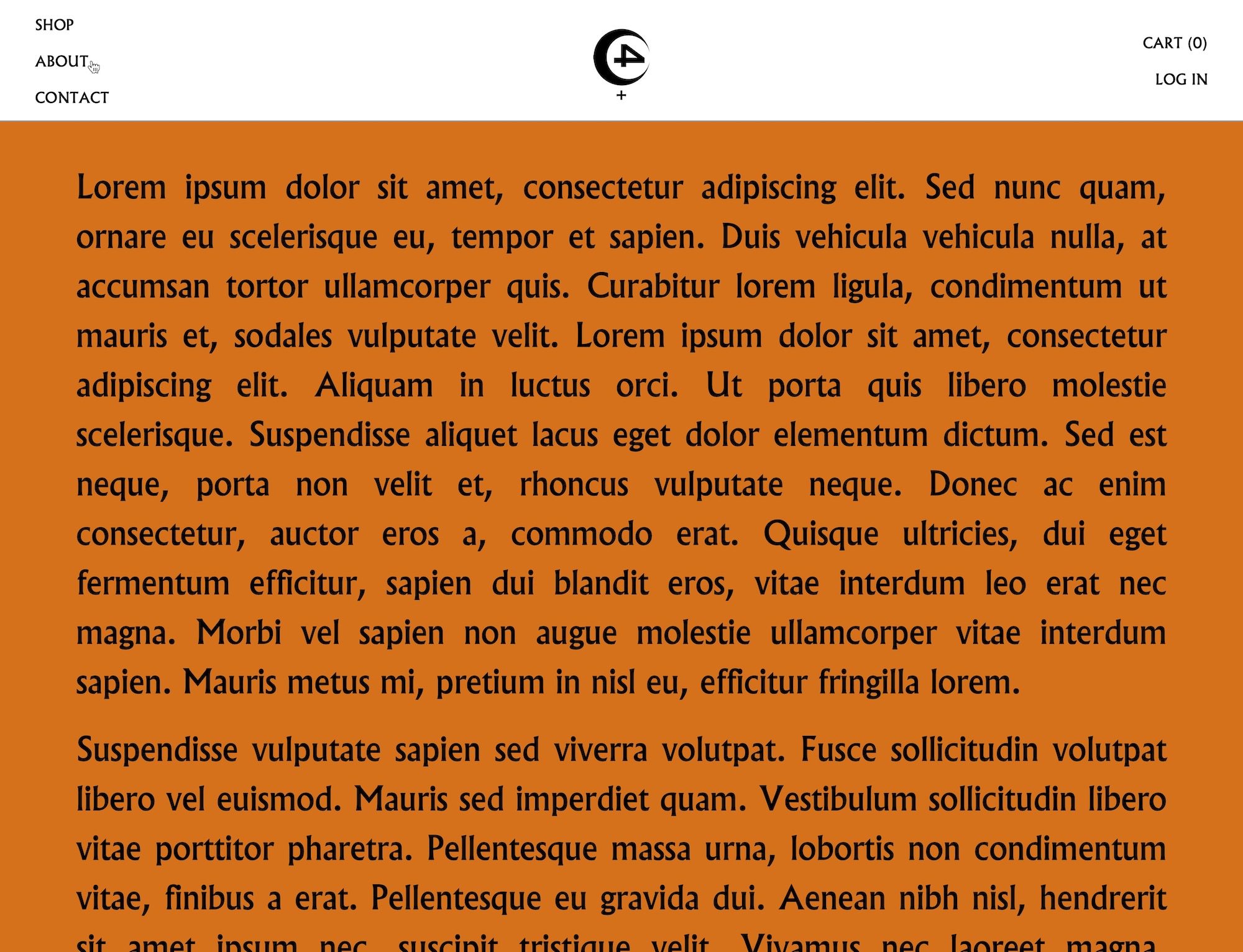 ABOUT PAGE IN ALBERTUM MEDIUM