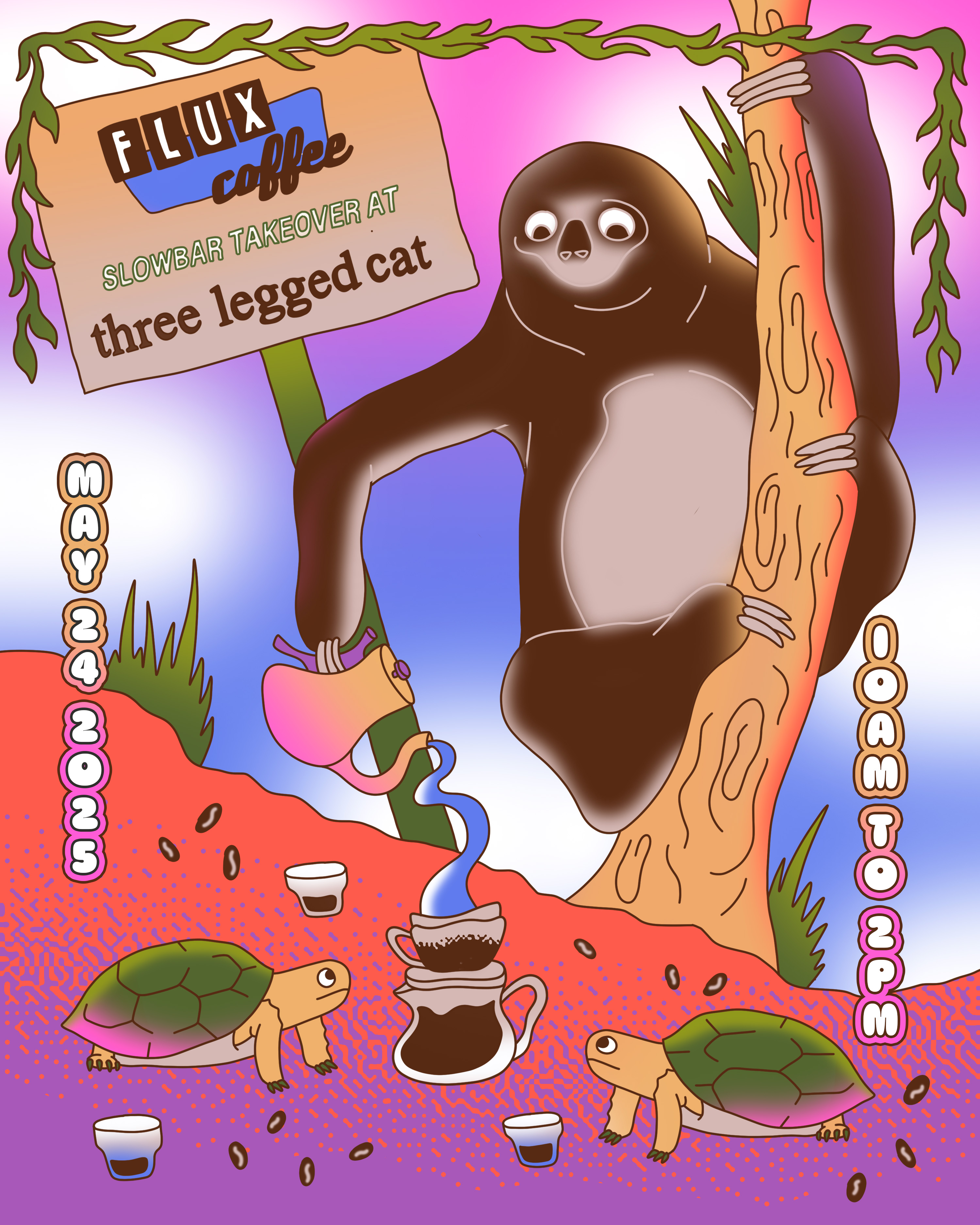 Flux Coffee Flyer, Digital, 2025