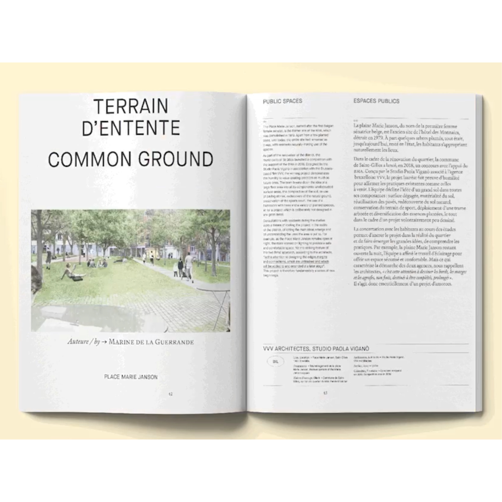 06.21 | Marie Janson -  Publication dans le hors-série n°34 de l'Architecture d'Aujourd'hui