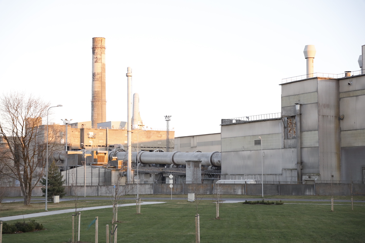 Ali Madani, 'Kunda Cement Factory at sundown', 2020, Photograph.