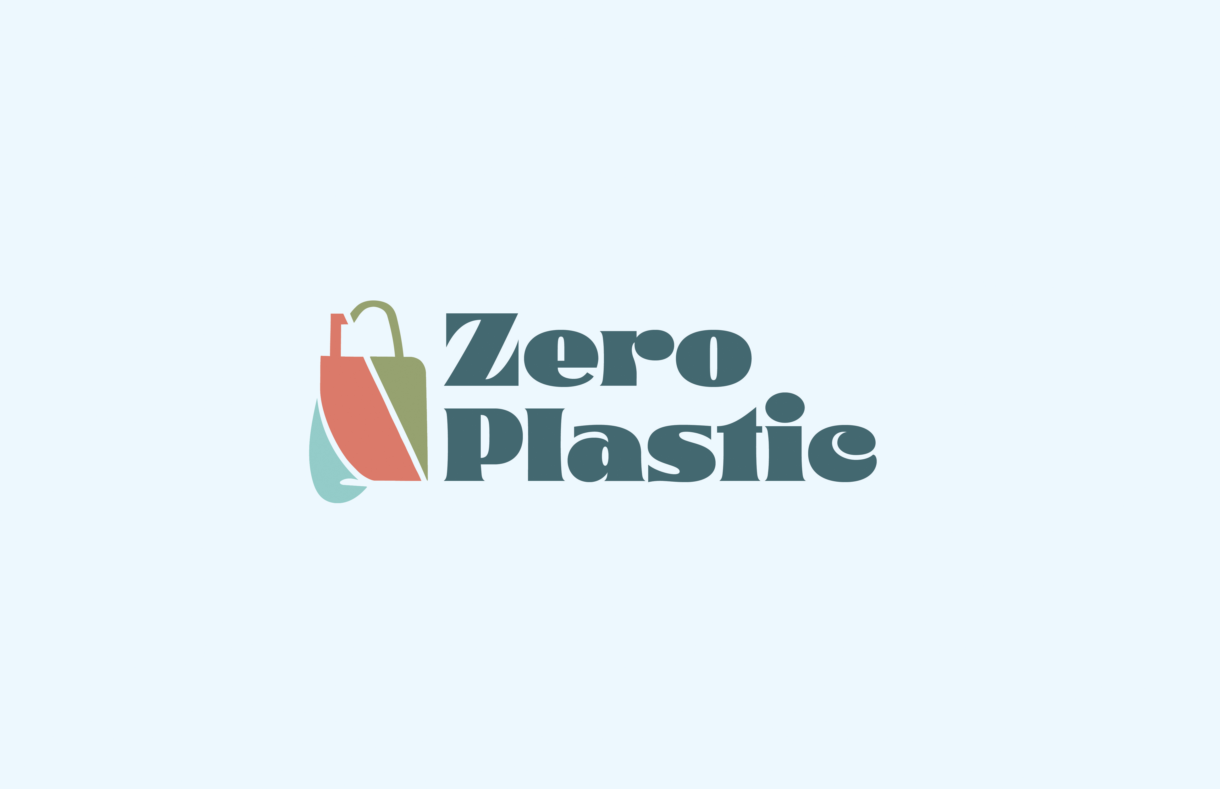 Zero Plastic Full LogoDigital Design, 2023, 11&rdquo; x 17&rdquo;