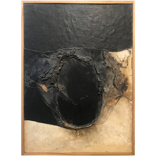 Alberto Burri  Combustione plastica, 1964