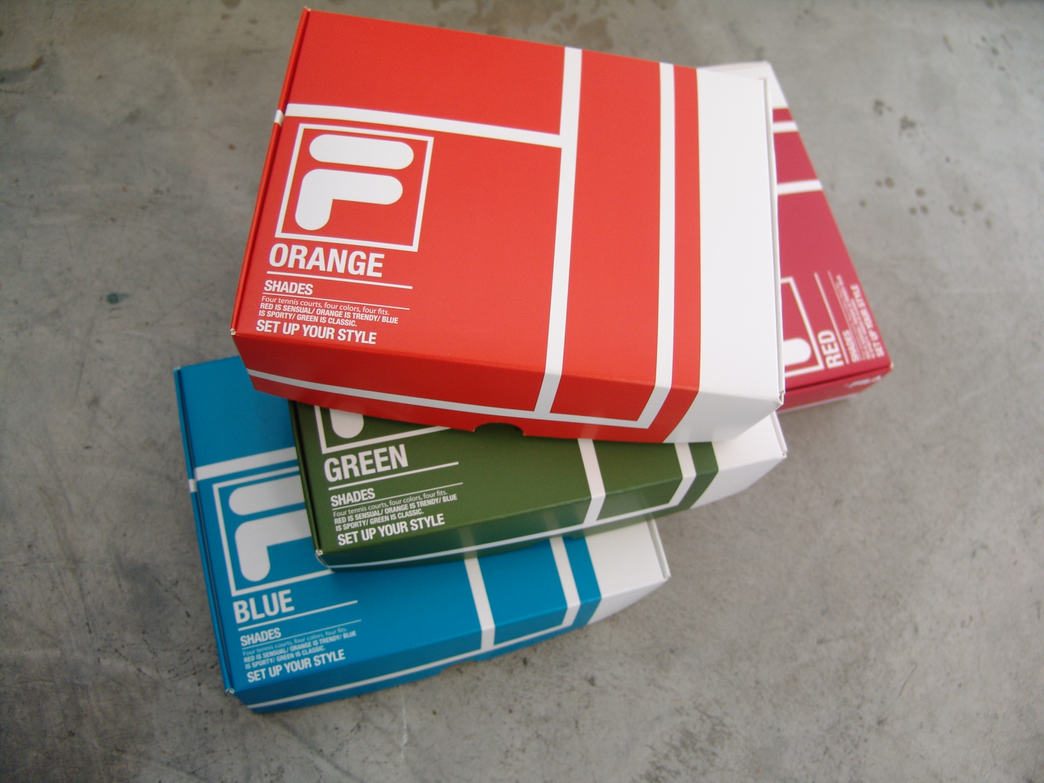 Fila underwear packaging. Project designed in collaboration with Change design