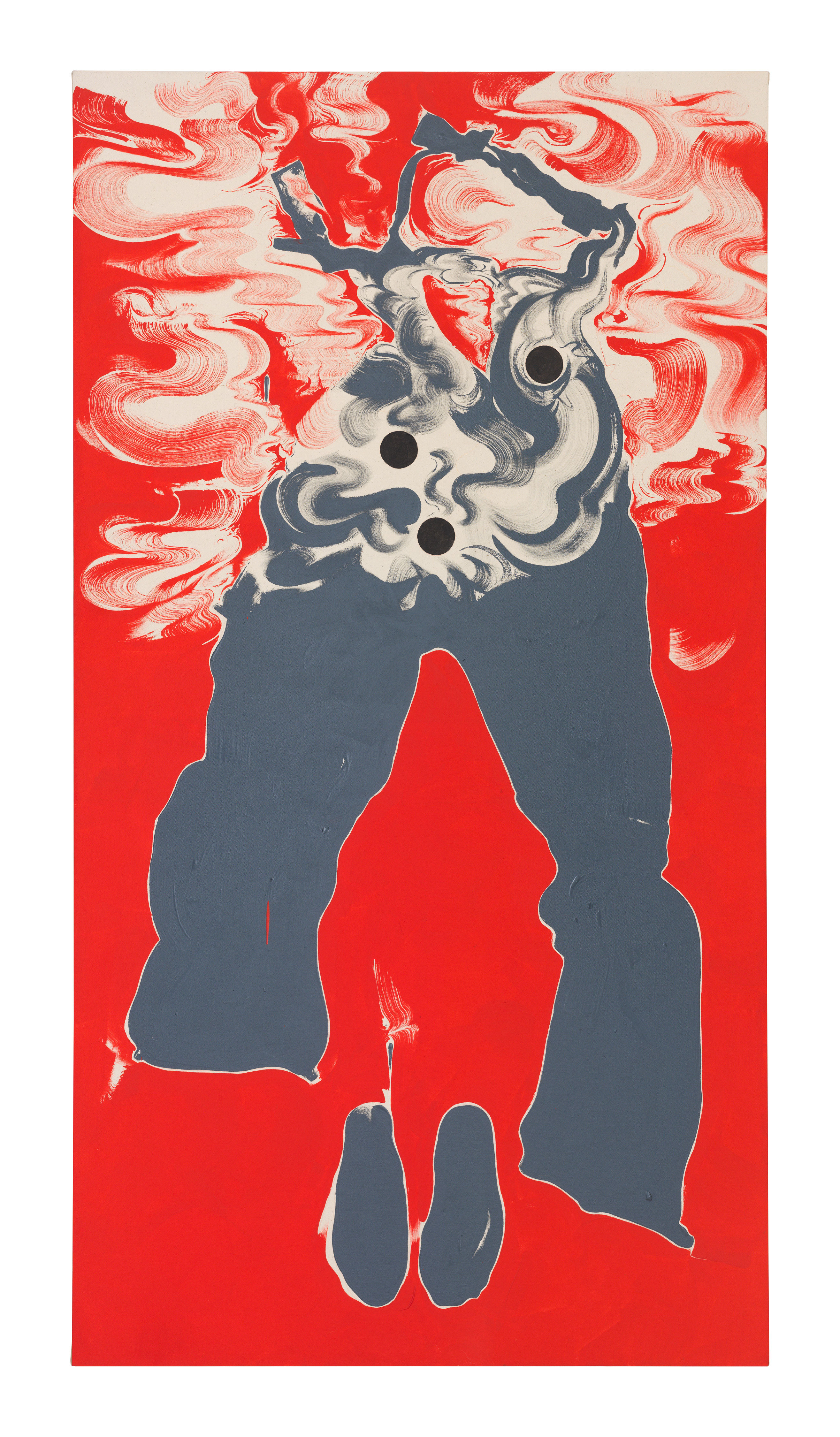 sosFound::subject_citizen:K(ante)_> egoportrait 2008-2018 151,5 x 80,5 cm. oil on canvas. 2018