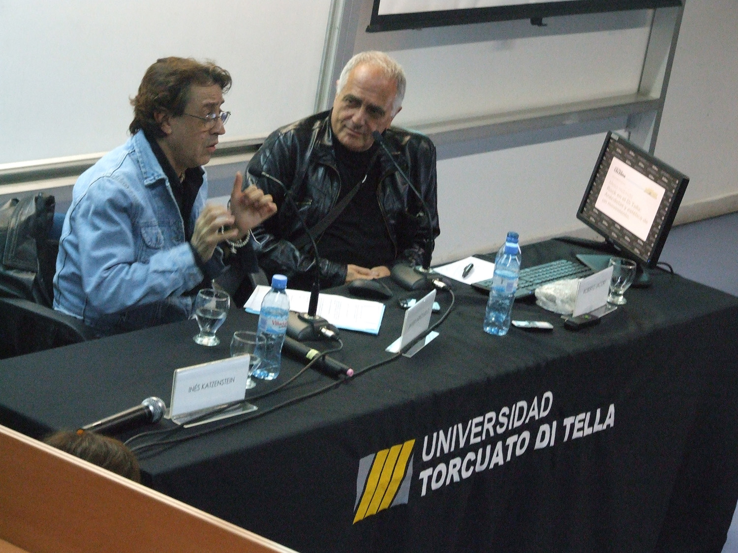 Javier Arroyuelo y Roberto Jacoby