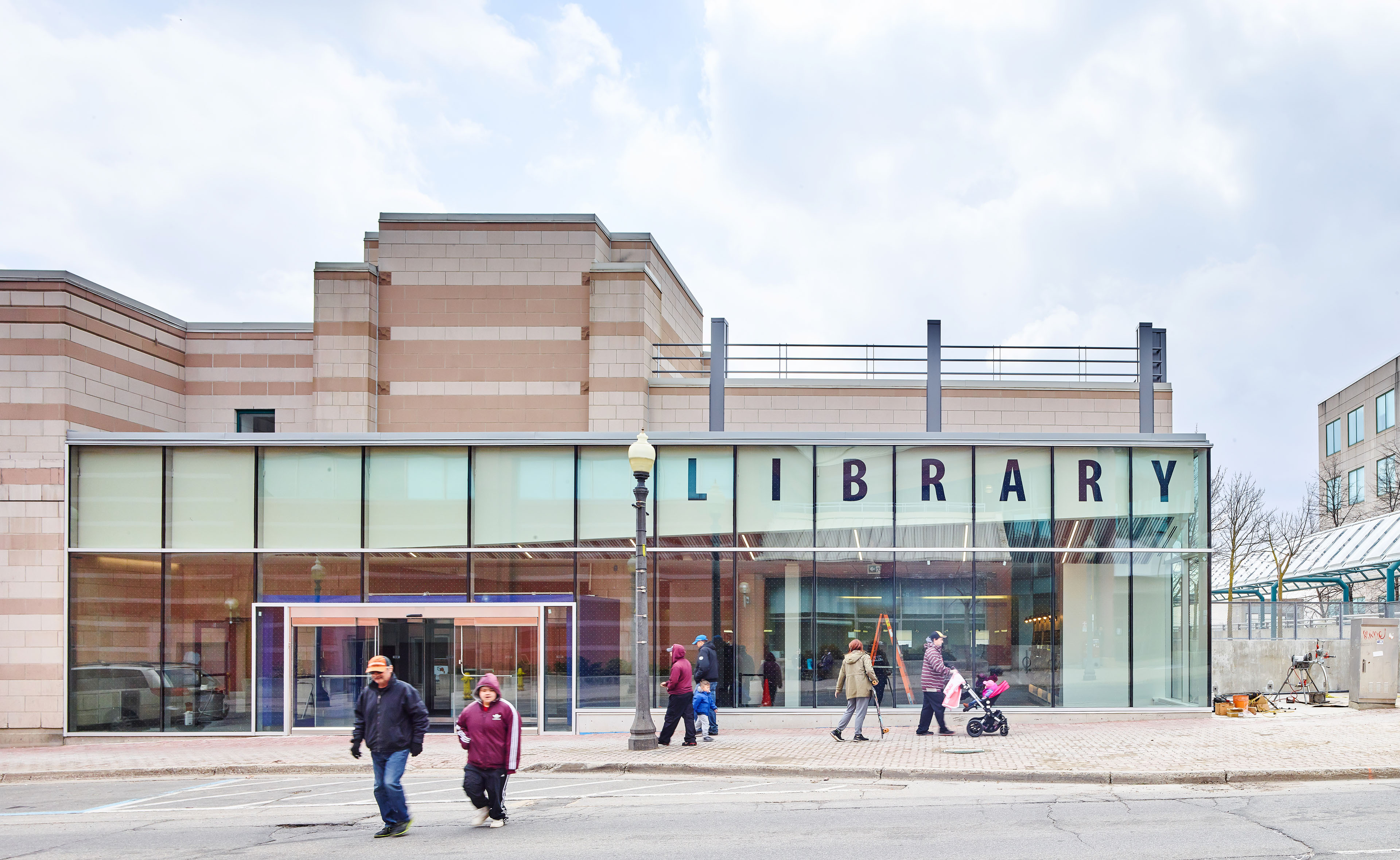 Brantford Public Library Front Entrance