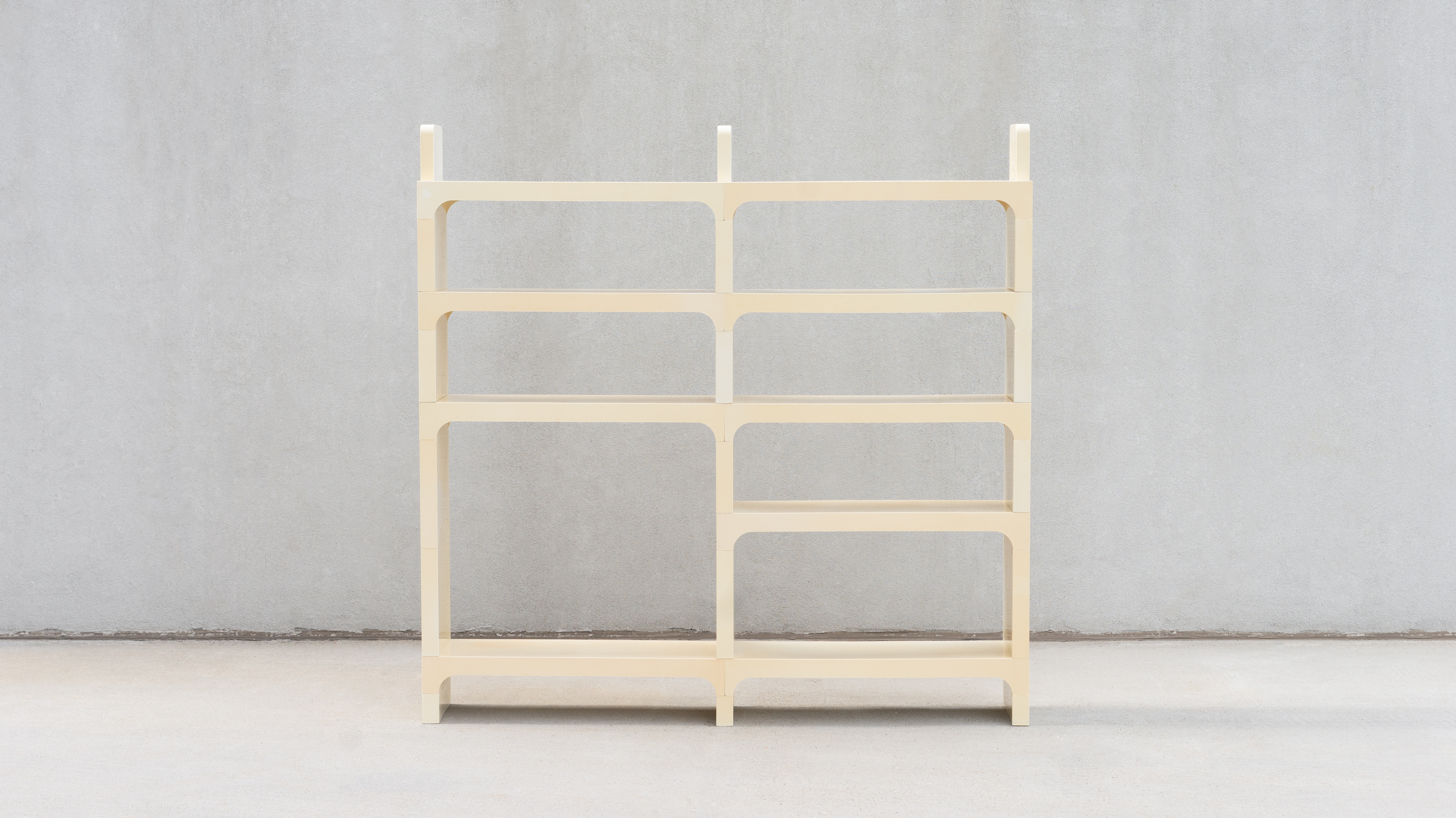SWEETERFAT KARTELL MODULAR SHELVING SYSTEM OLAF VON BOHR, 1970S SPACE AGE KARTELL PLASTIC SHELF MODULAR RARE
